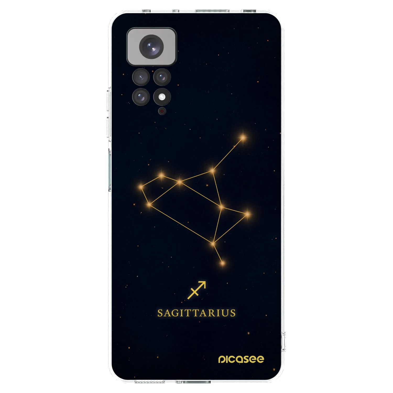 Picasee silikónový prehľadný obal pre Xiaomi Redmi Note 11 - SAGITTARIUS