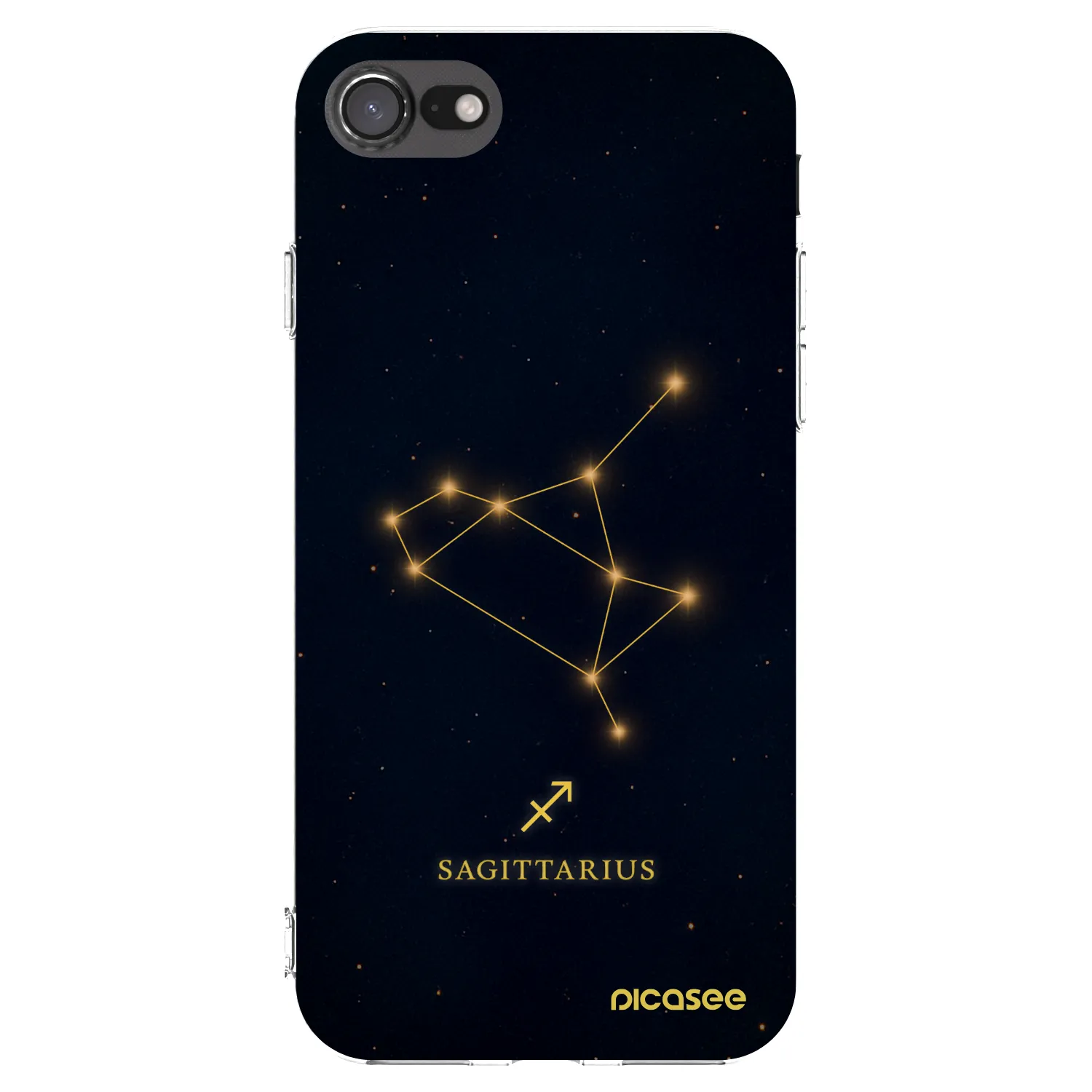 Picasee silikónový prehľadný obal pre Apple iPhone SE 2022 - SAGITTARIUS