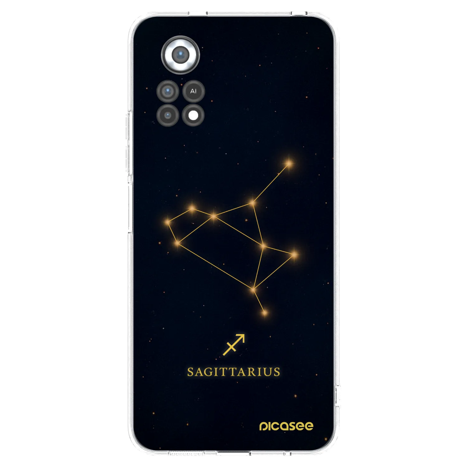 Picasee silikónový prehľadný obal pre Xiaomi Poco X4 Pro 5G - SAGITTARIUS