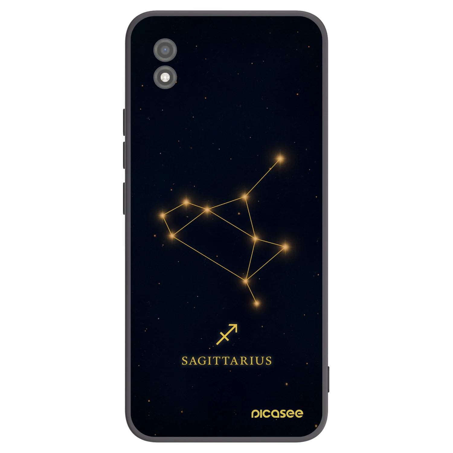 Picasee silikónový čierny obal pre Realme C11 (2021) - SAGITTARIUS