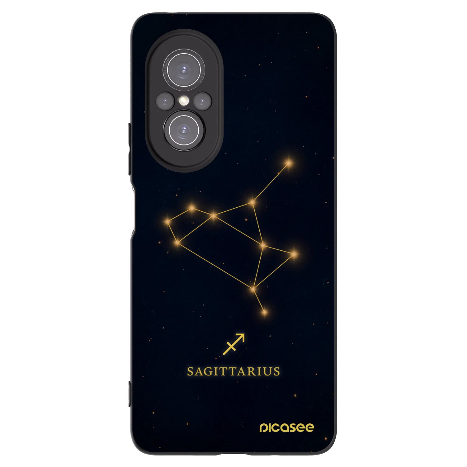 Picasee silikónový čierny obal pre Huawei Nova 9 SE - SAGITTARIUS