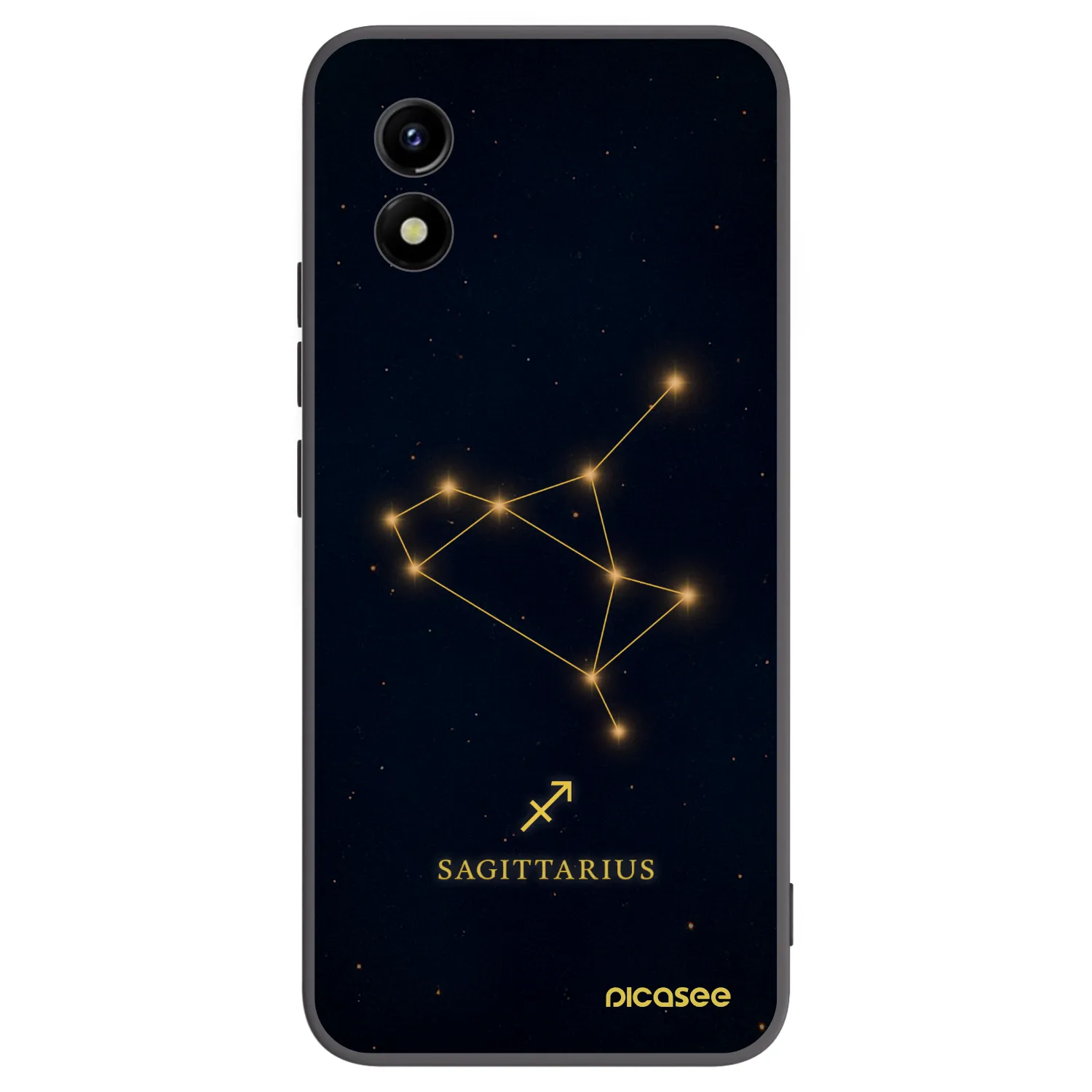 Picasee silikónový čierny obal pre Vivo Y01 - SAGITTARIUS