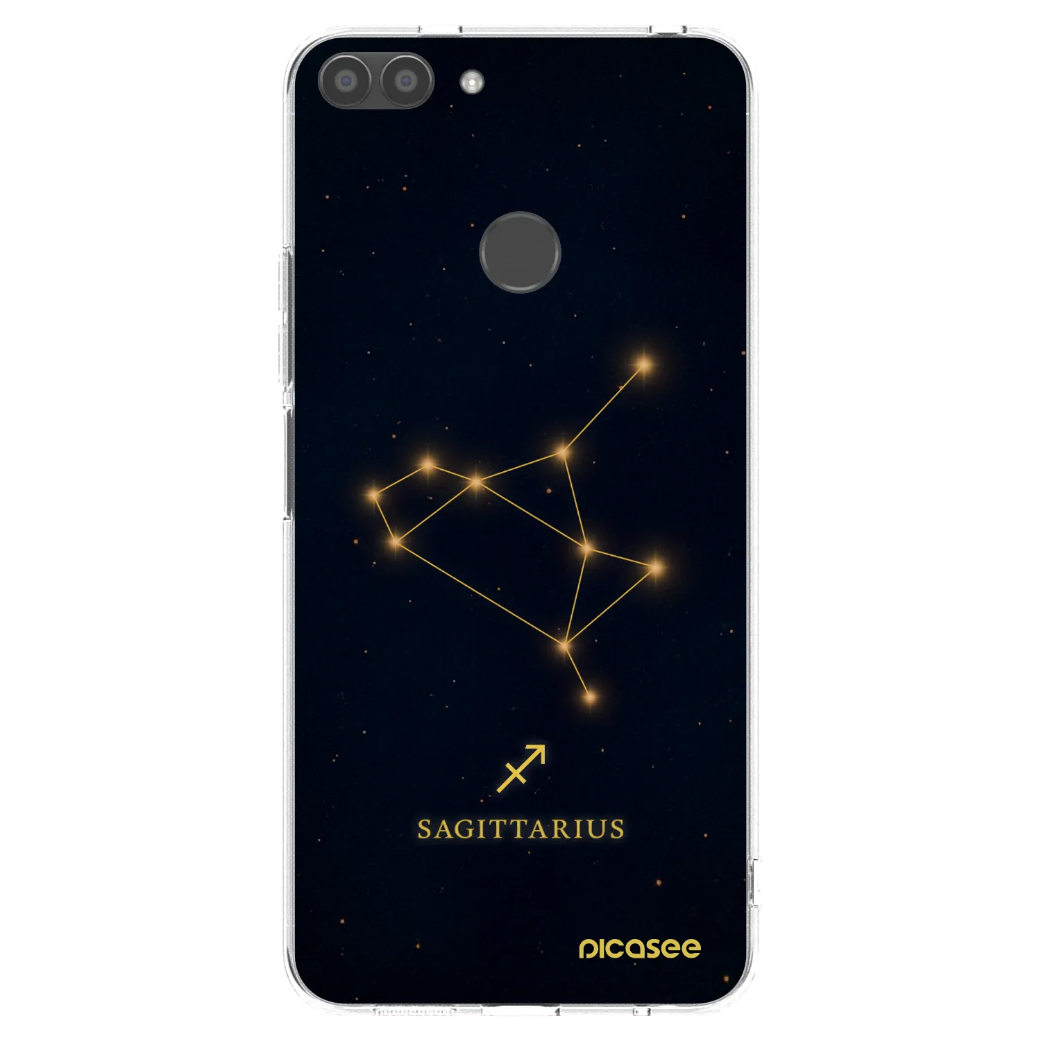 Picasee silikónový prehľadný obal pre Huawei P Smart - SAGITTARIUS