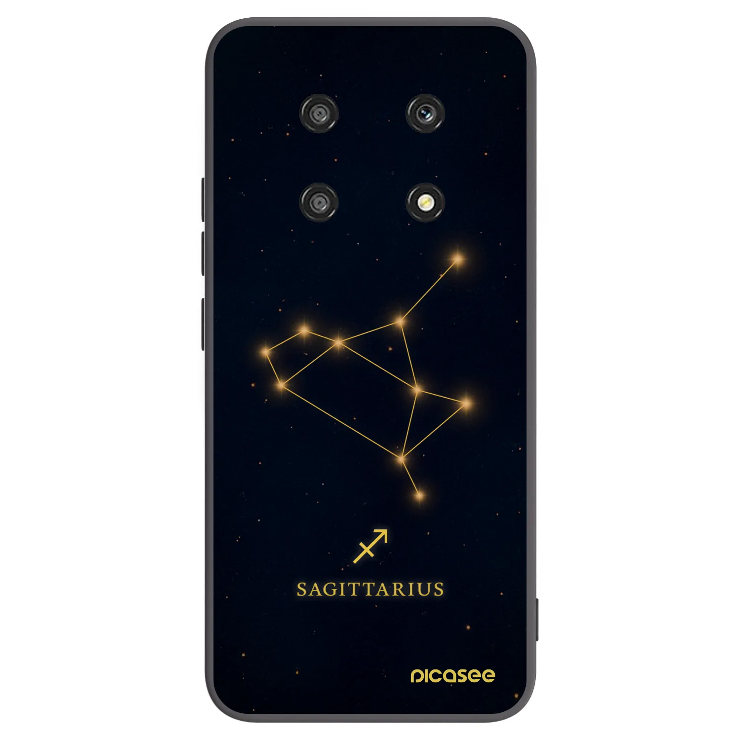 Picasee silikónový čierny obal pre Honor Magic4 Lite 5G - SAGITTARIUS