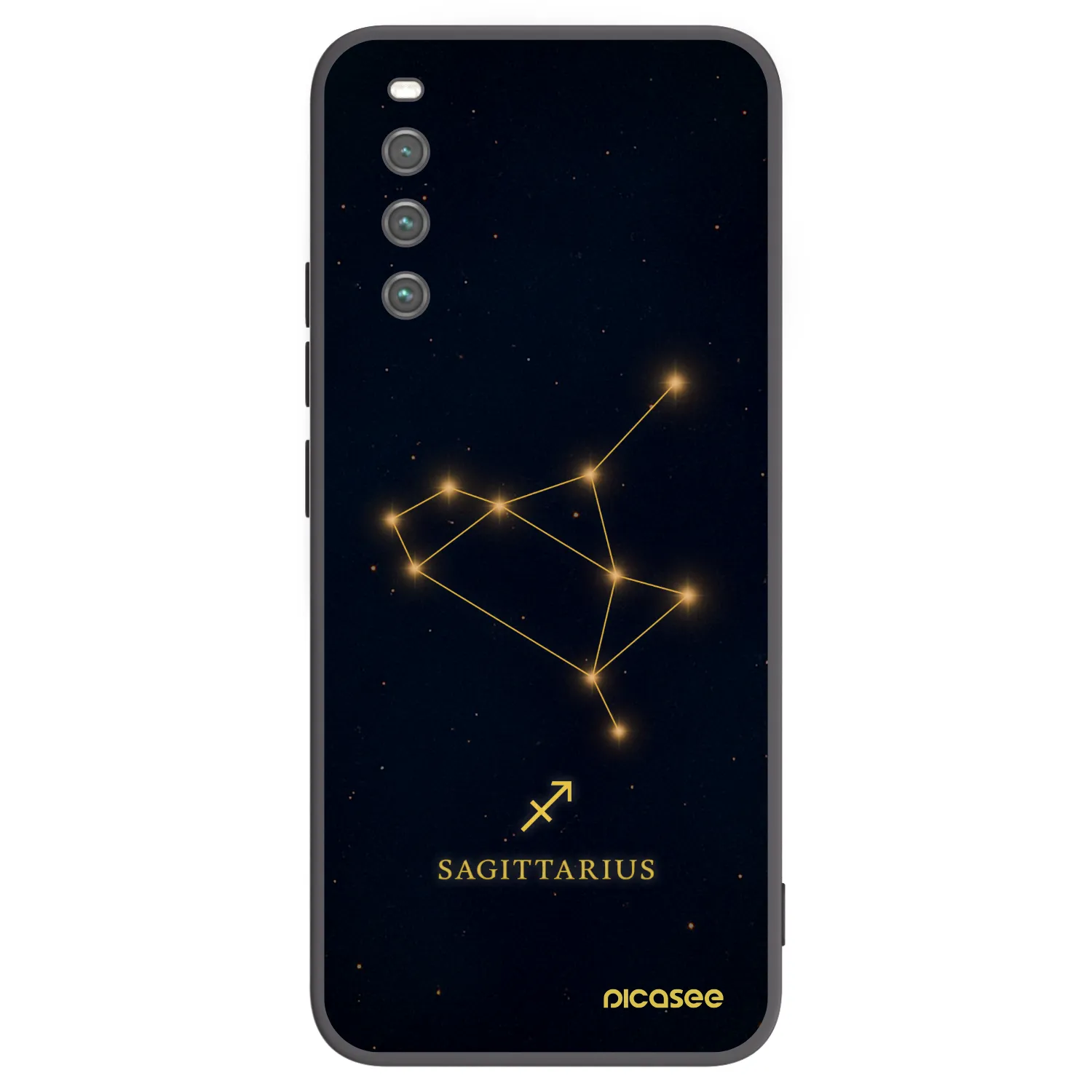 Picasee silikónový čierny obal pre Sony Xperia 10 IV 5G - SAGITTARIUS