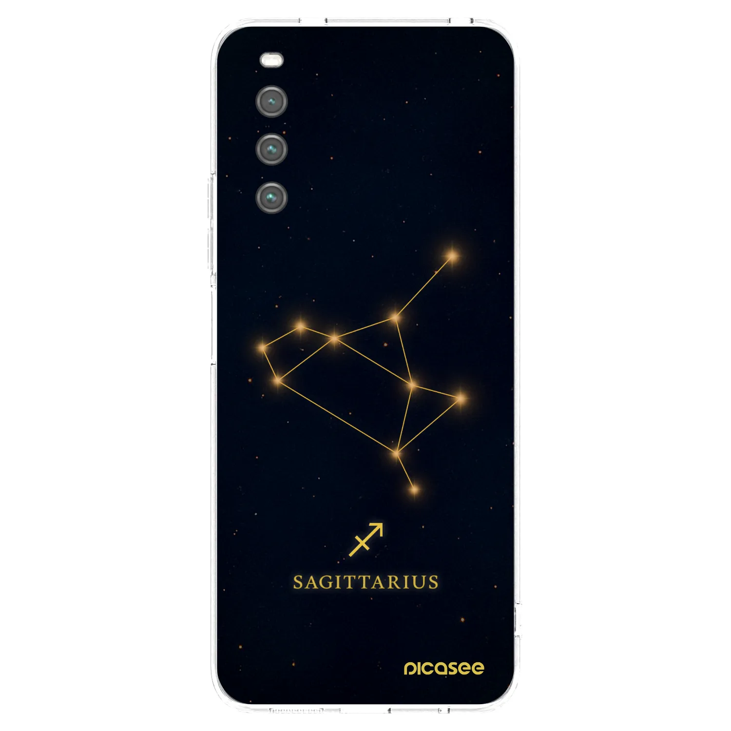 Picasee silikónový prehľadný obal pre Sony Xperia 10 IV 5G - SAGITTARIUS