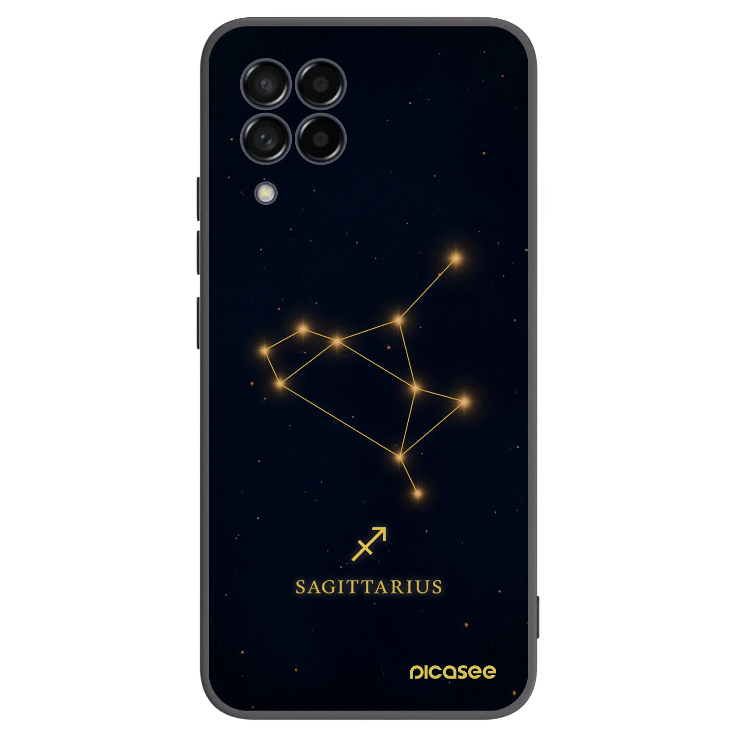 Picasee silikónový čierny obal pre Samsung Galaxy M53 5G - SAGITTARIUS