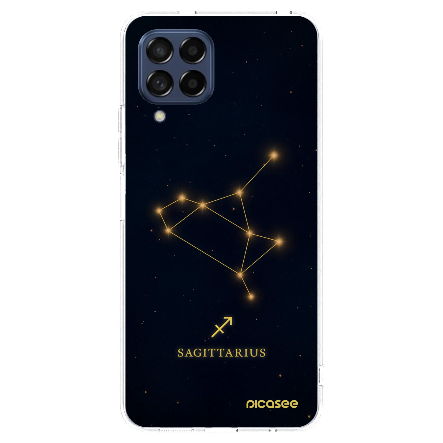 Picasee silikónový prehľadný obal pre Samsung Galaxy M53 5G - SAGITTARIUS