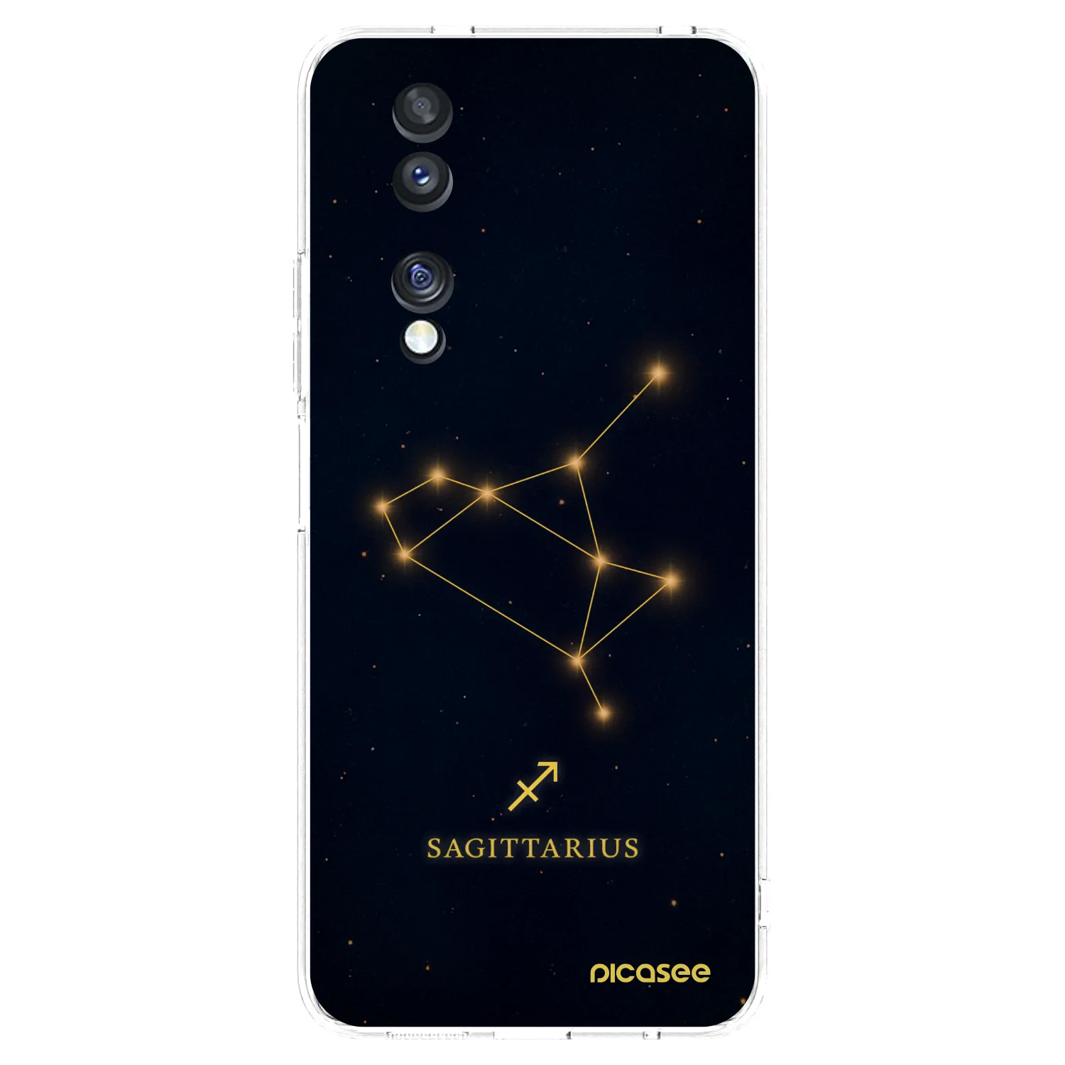 Picasee silikónový prehľadný obal pre Honor 70 - SAGITTARIUS