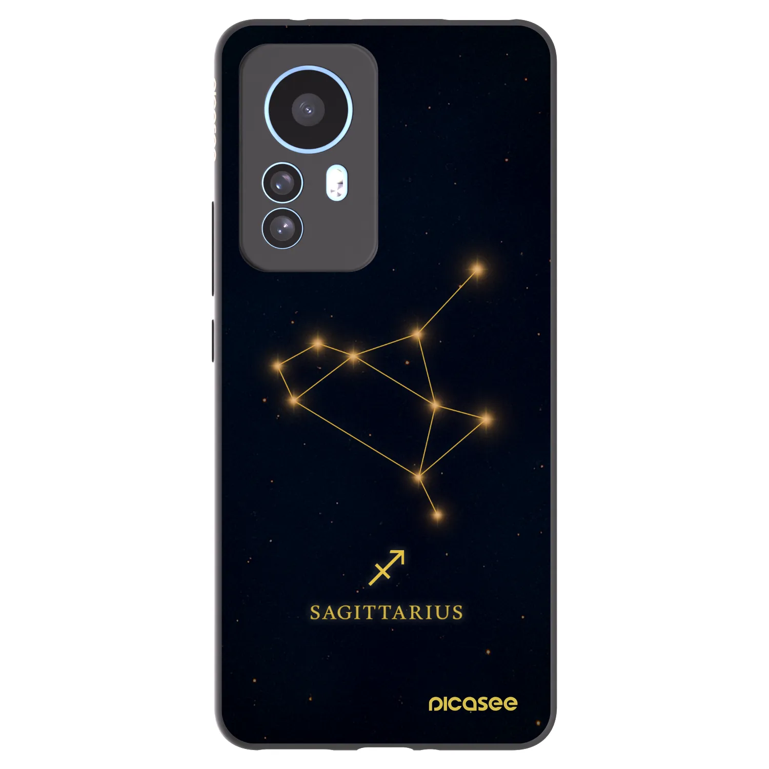 Picasee silikónový čierny obal pre Xiaomi 12T Pro - SAGITTARIUS