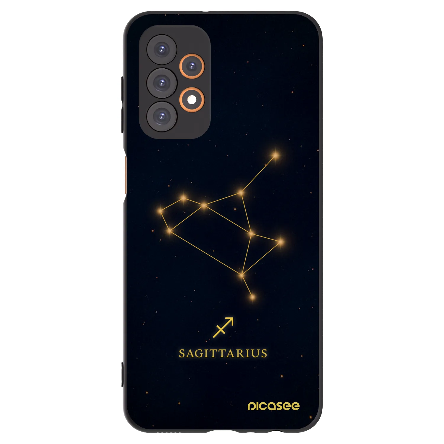 Picasee silikónový čierny obal pre Samsung Galaxy A23 A235F 4G - SAGITTARIUS