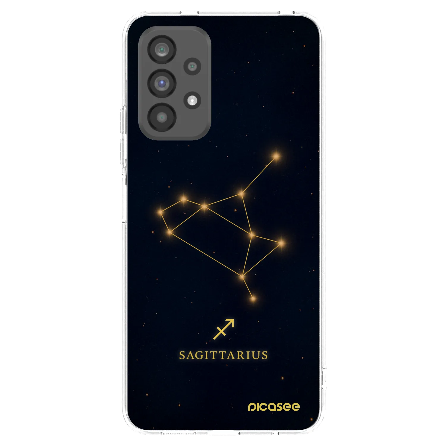 Picasee silikónový prehľadný obal pre Samsung Galaxy A73 5G - SAGITTARIUS