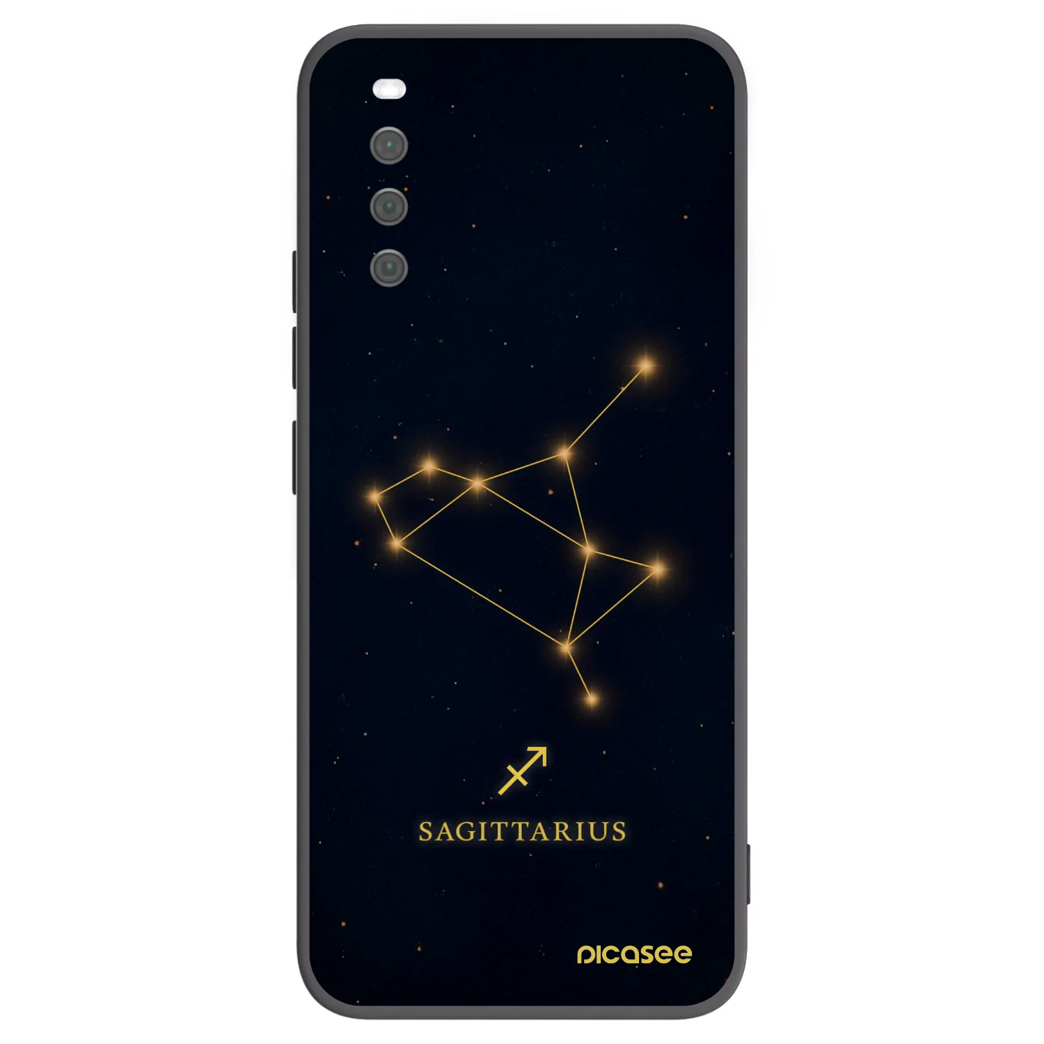 Picasee silikónový čierny obal pre Sony Xperia 10 III - SAGITTARIUS