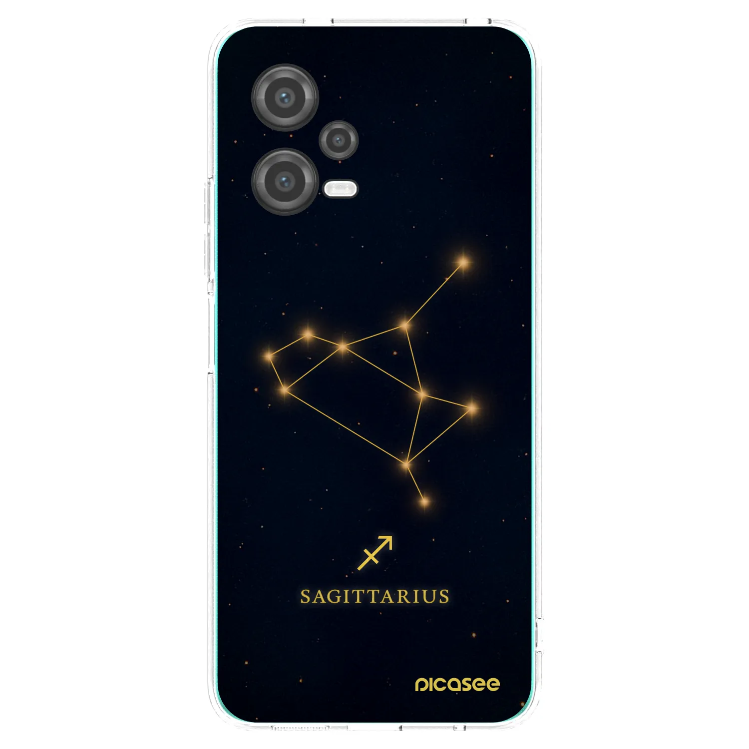 Picasee silikónový prehľadný obal pre Xiaomi Poco X5 - SAGITTARIUS