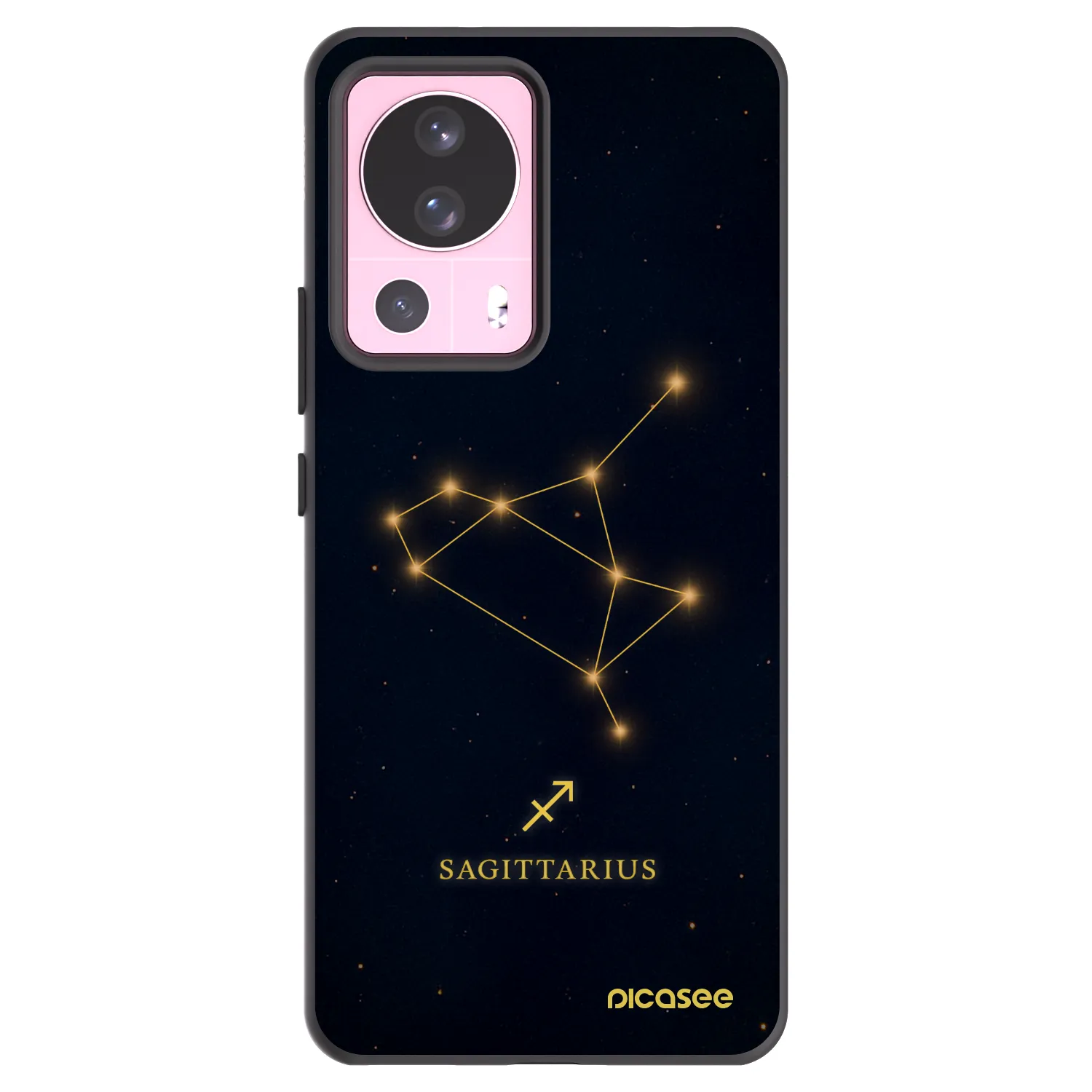 Picasee silikónový čierny obal pre Xiaomi 13 Lite - SAGITTARIUS
