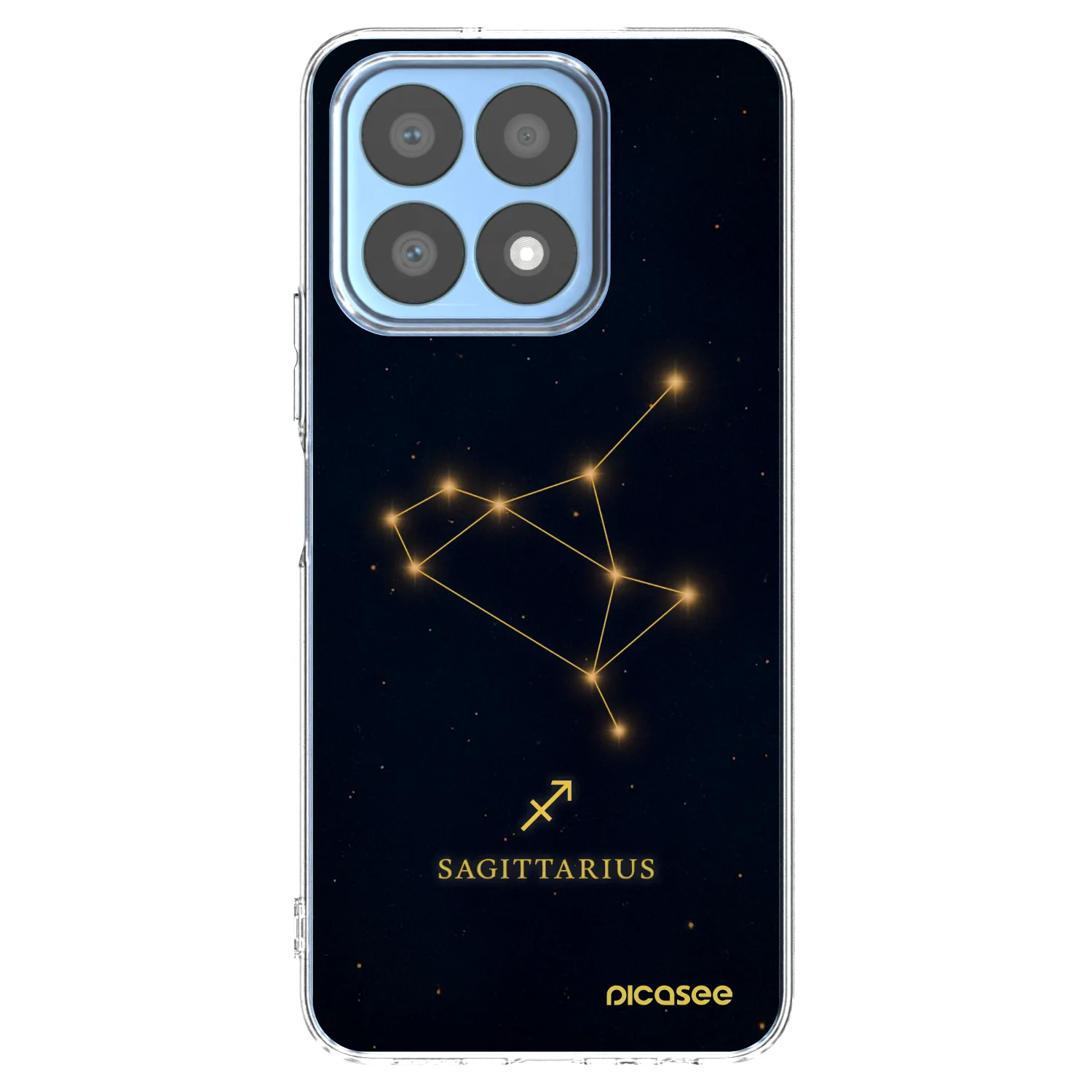 Picasee silikónový prehľadný obal pre Honor X8a - SAGITTARIUS