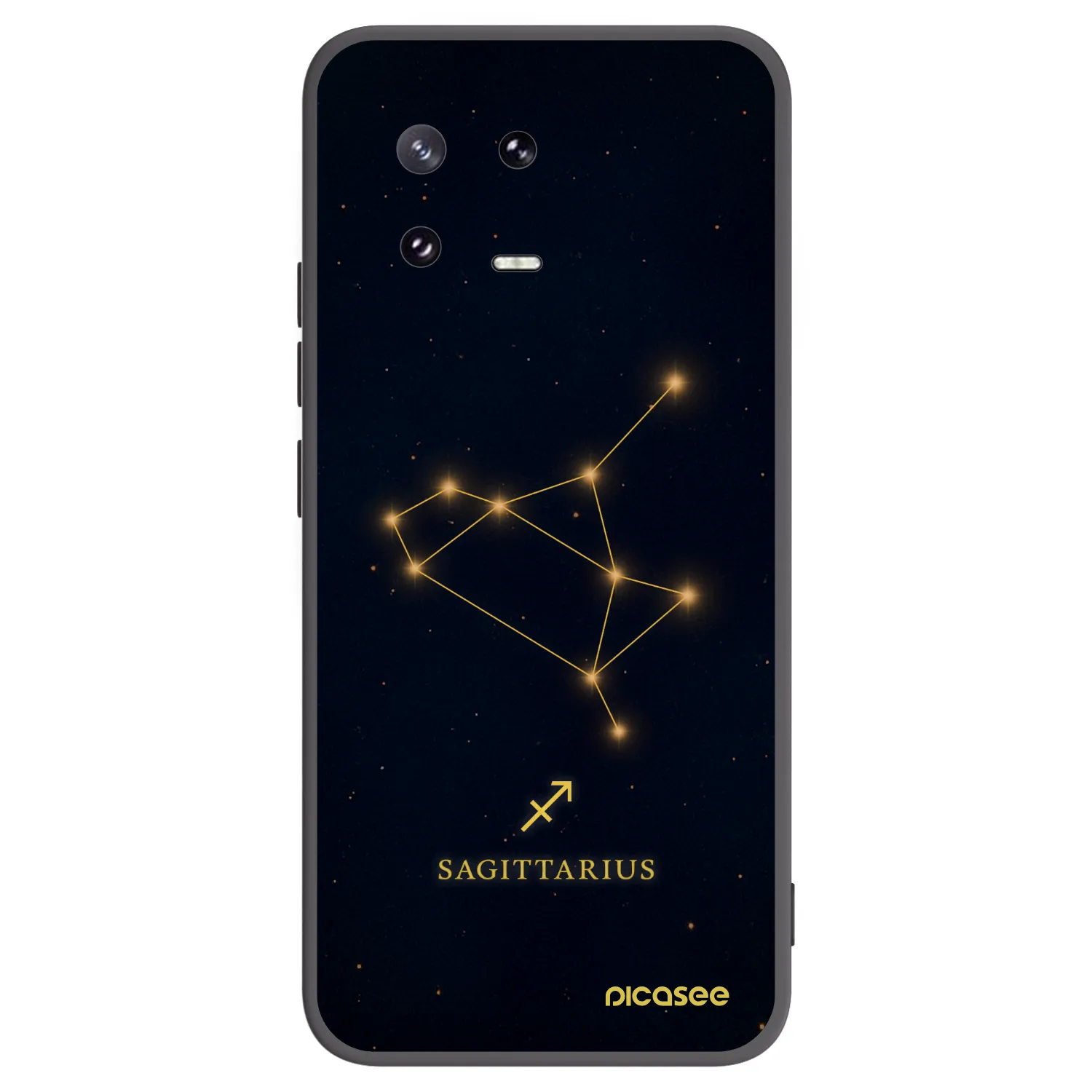 Picasee silikónový čierny obal pre Xiaomi 13 Pro - SAGITTARIUS