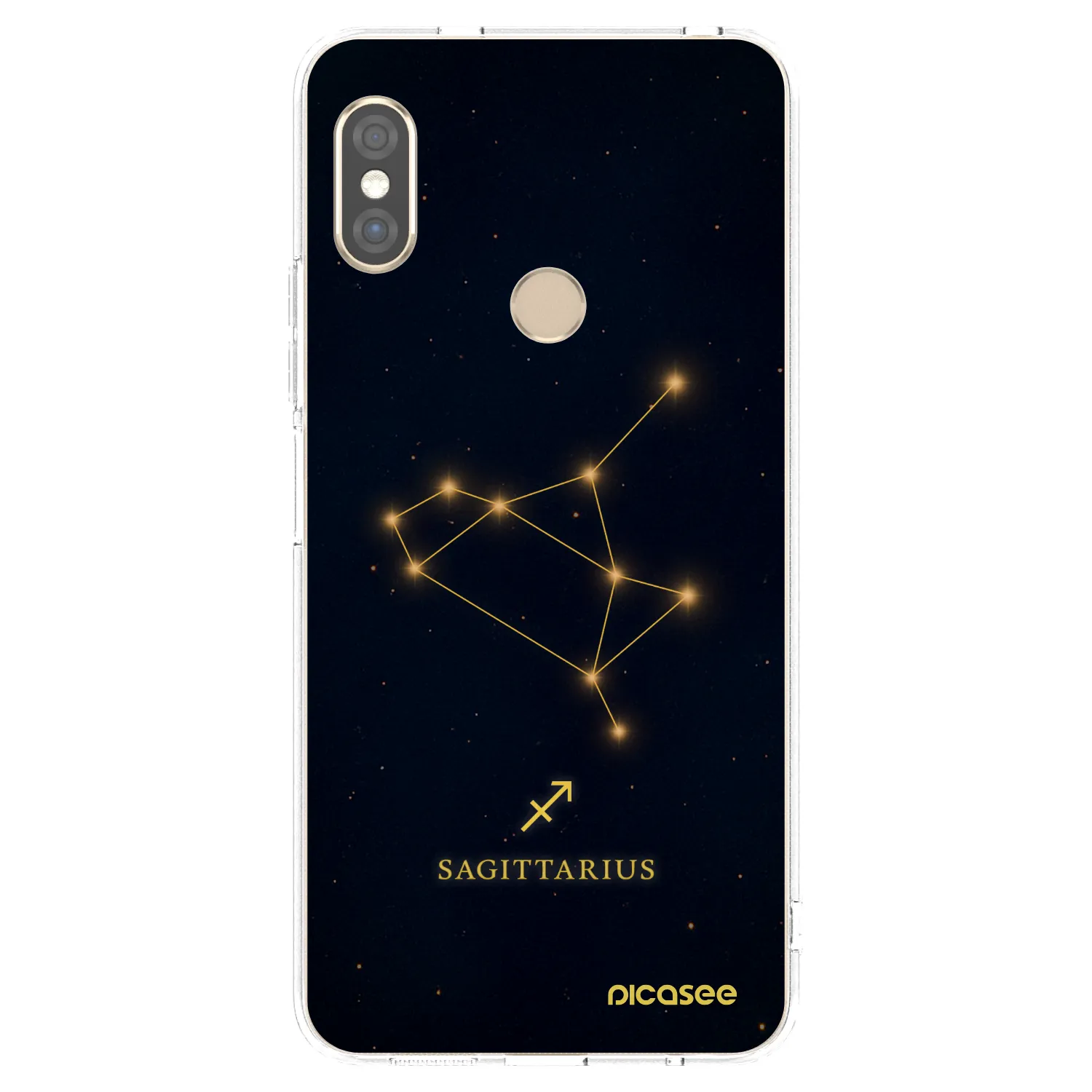 Silikónový prehľadný obal pre Xiaomi Redmi Note 5 Global - SAGITTARIUS