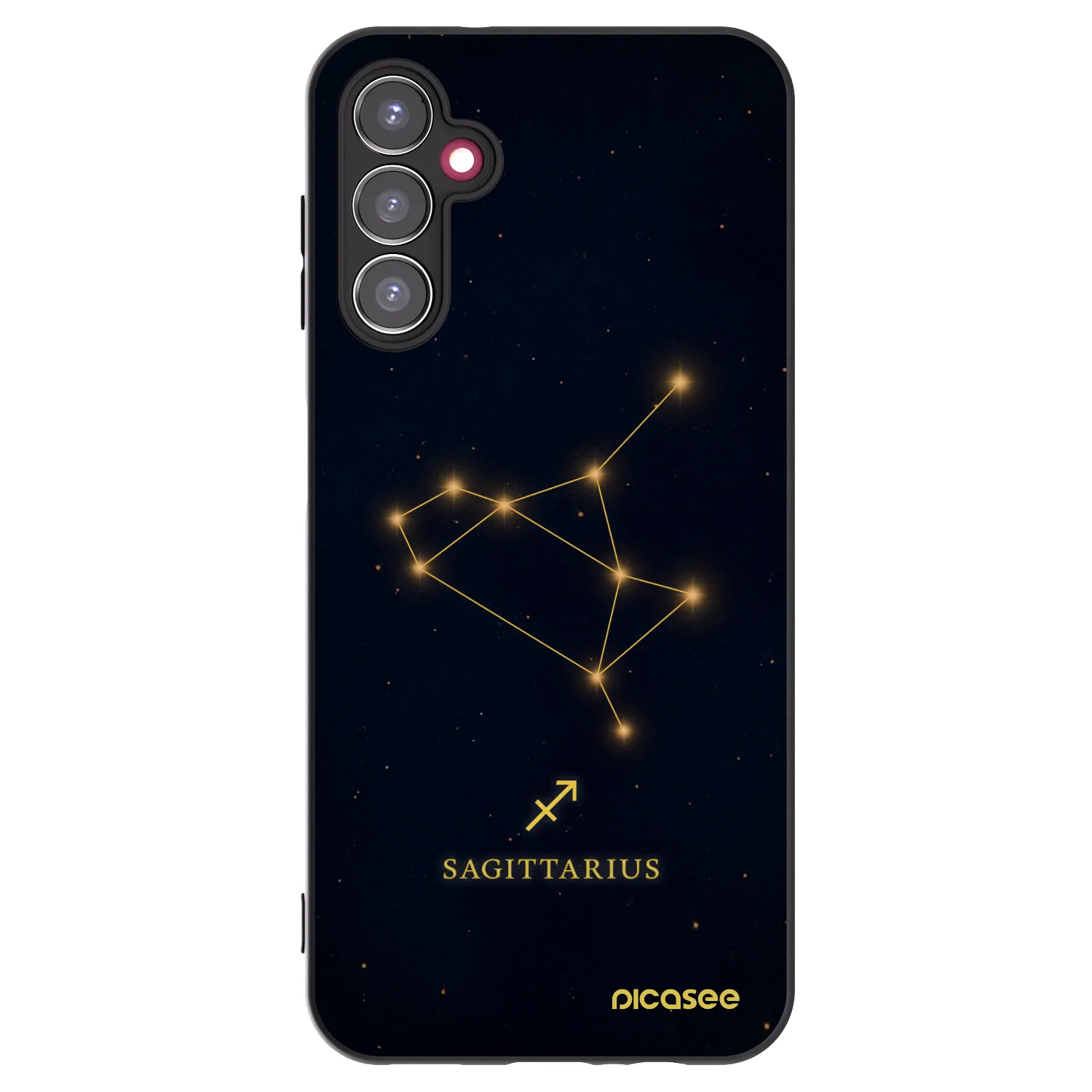 Picasee silikónový čierny obal pre Samsung Galaxy A14 4G A145R - SAGITTARIUS