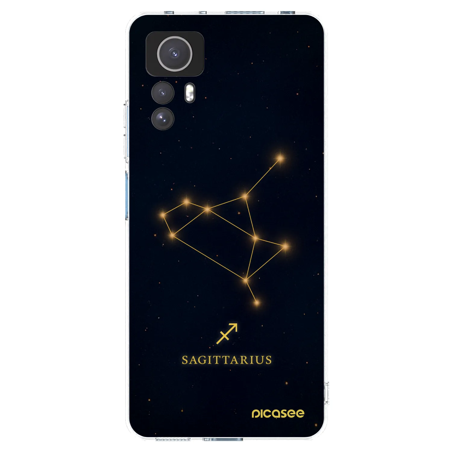 Picasee silikónový prehľadný obal pre Xiaomi Redmi Note 12S - SAGITTARIUS