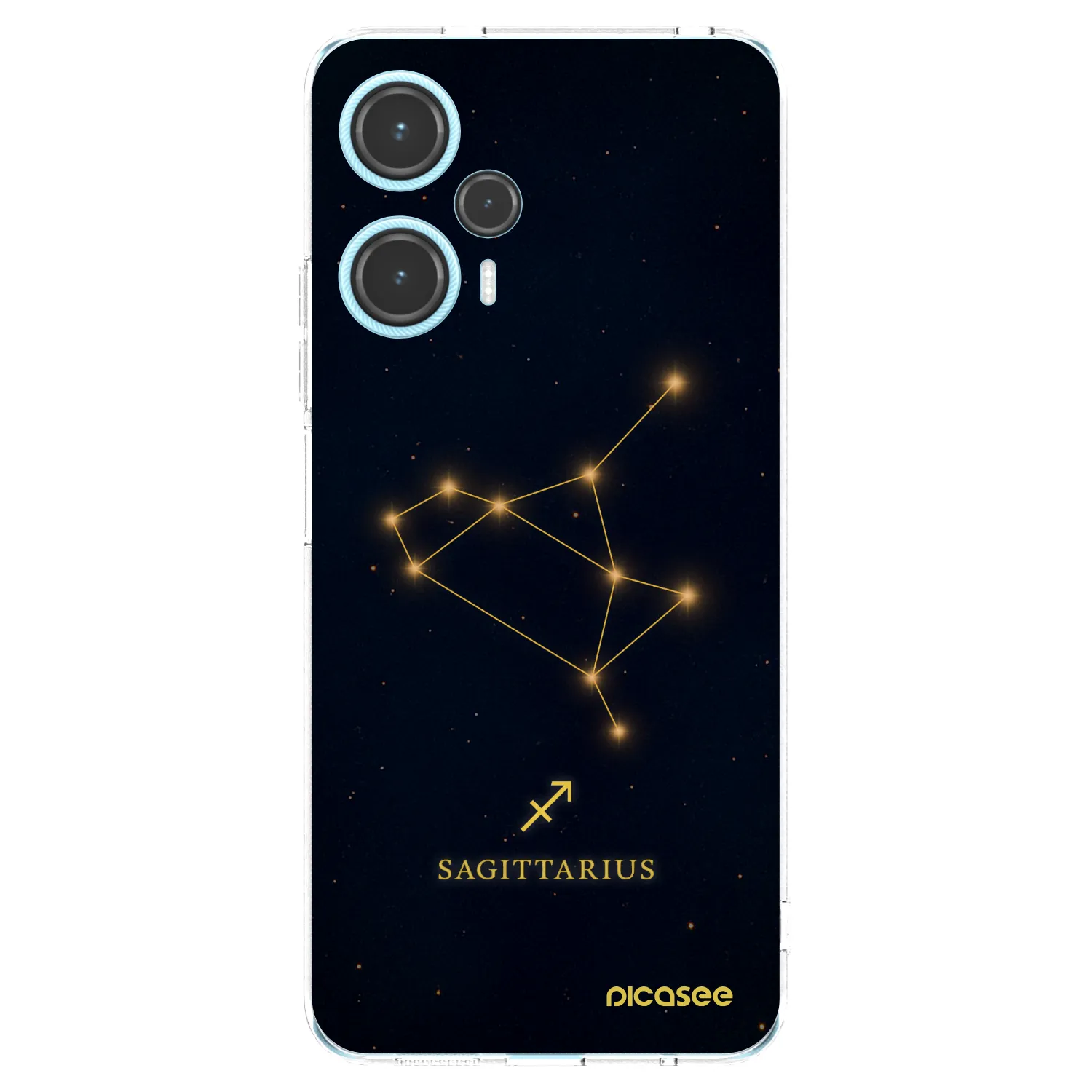 Picasee silikónový prehľadný obal pre Xiaomi Poco F5 - SAGITTARIUS