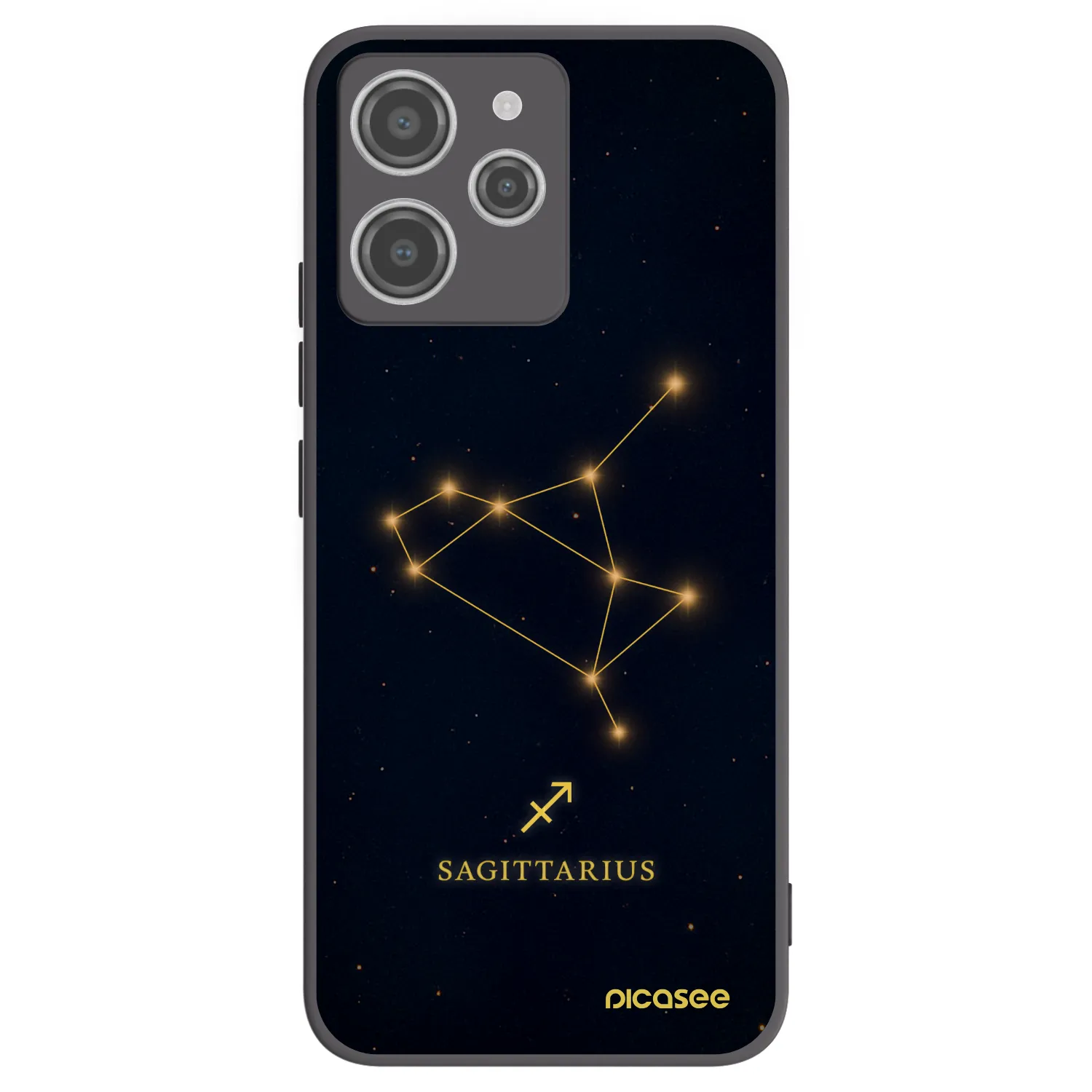 Silikónový čierny obal pre Xiaomi Redmi 12 4G - SAGITTARIUS