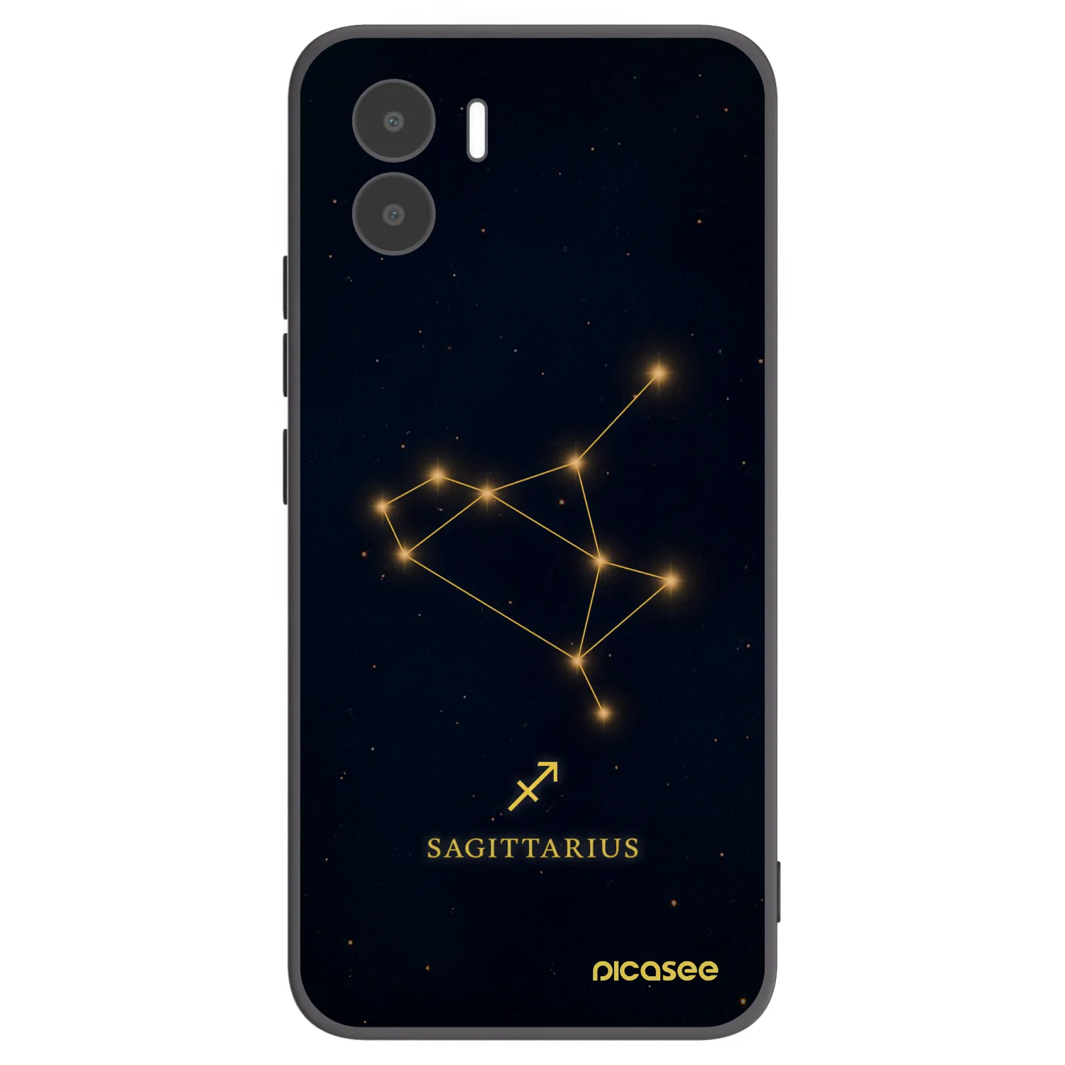 Picasee silikónový čierny obal pre Xiaomi Redmi A2 - SAGITTARIUS