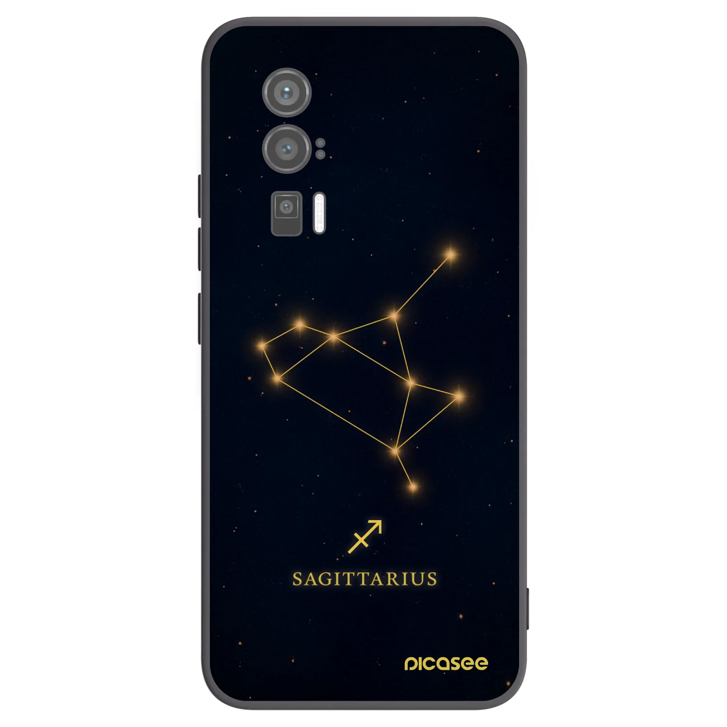 Picasee silikónový čierny obal pre Xiaomi Poco F5 Pro 5G - SAGITTARIUS