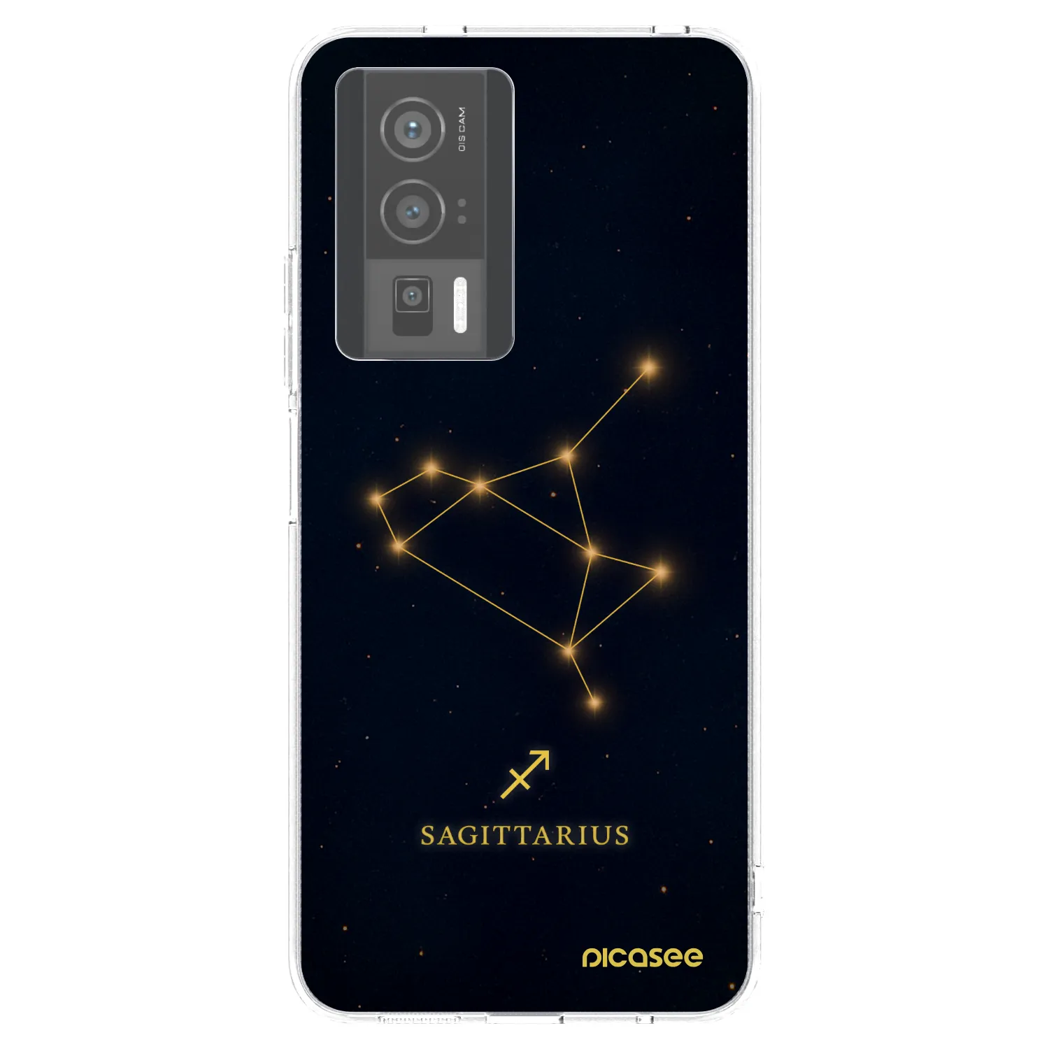 Picasee silikónový prehľadný obal pre Xiaomi Poco F5 Pro 5G - SAGITTARIUS