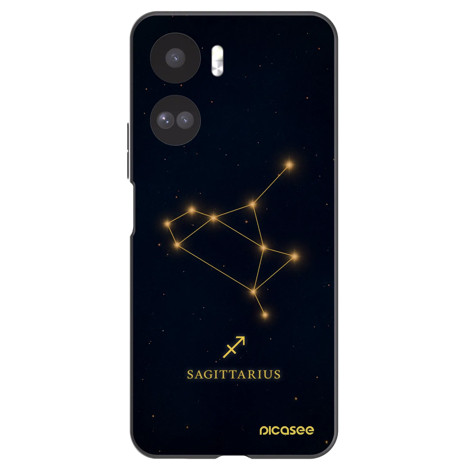 Picasee silikónový čierny obal pre Honor 90 Lite 5G - SAGITTARIUS