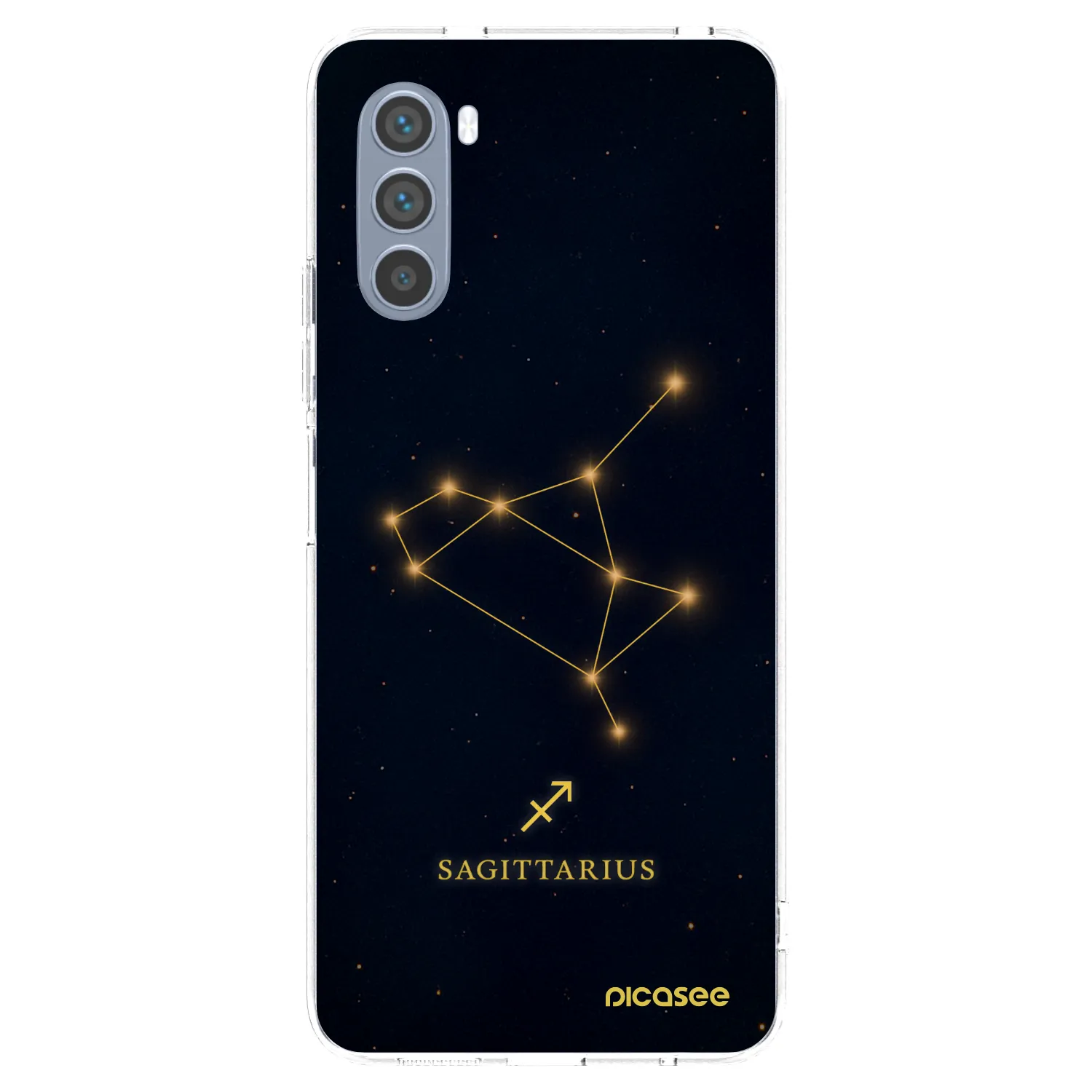 Silikónový prehľadný obal pre Motorola Moto G62 - SAGITTARIUS