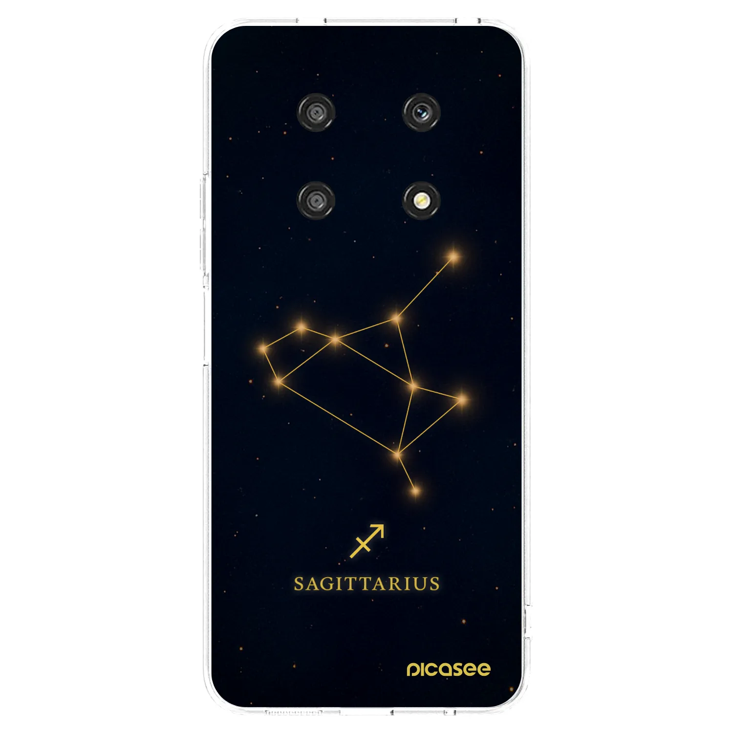 Picasee silikónový prehľadný obal pre Honor Magic4 Lite 5G - SAGITTARIUS