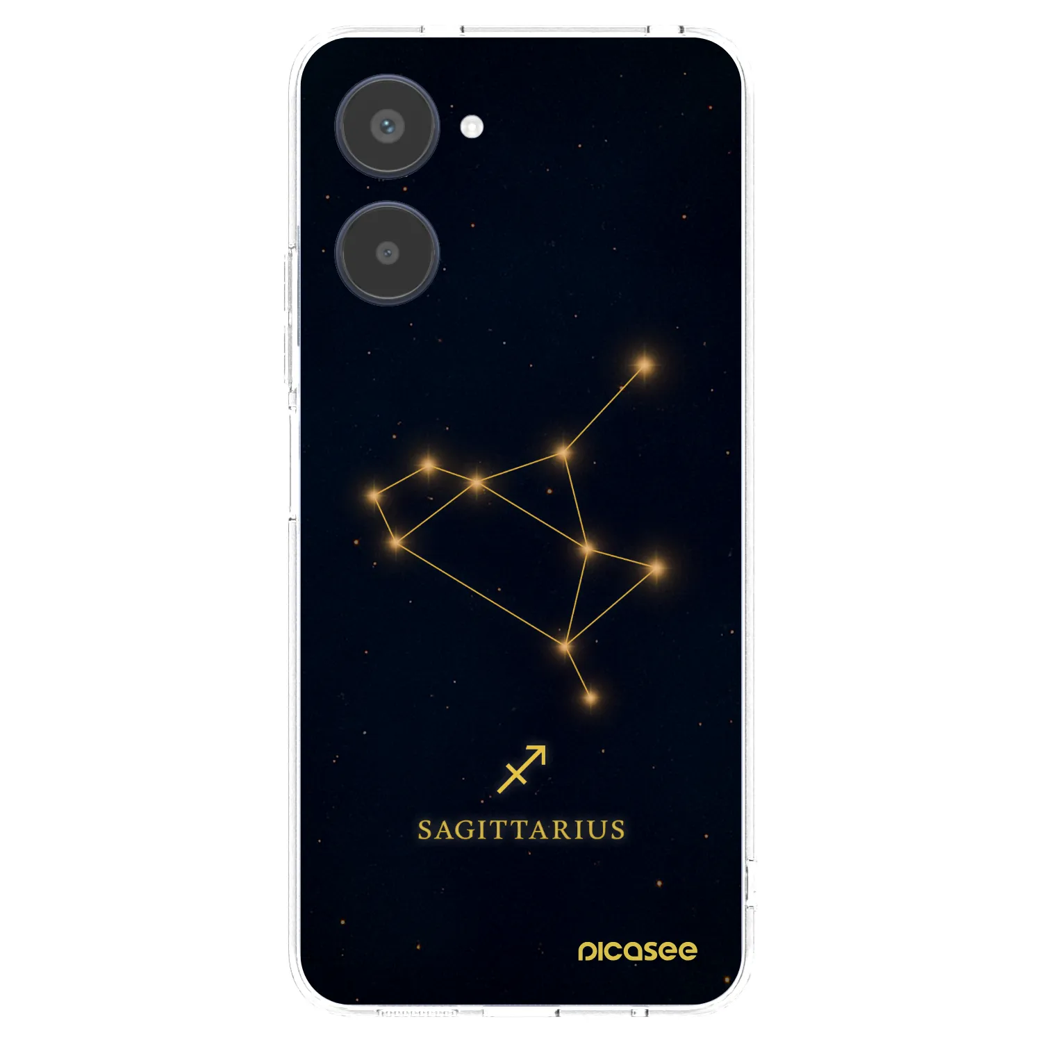 Picasee silikónový prehľadný obal pre Realme 10 4G - SAGITTARIUS