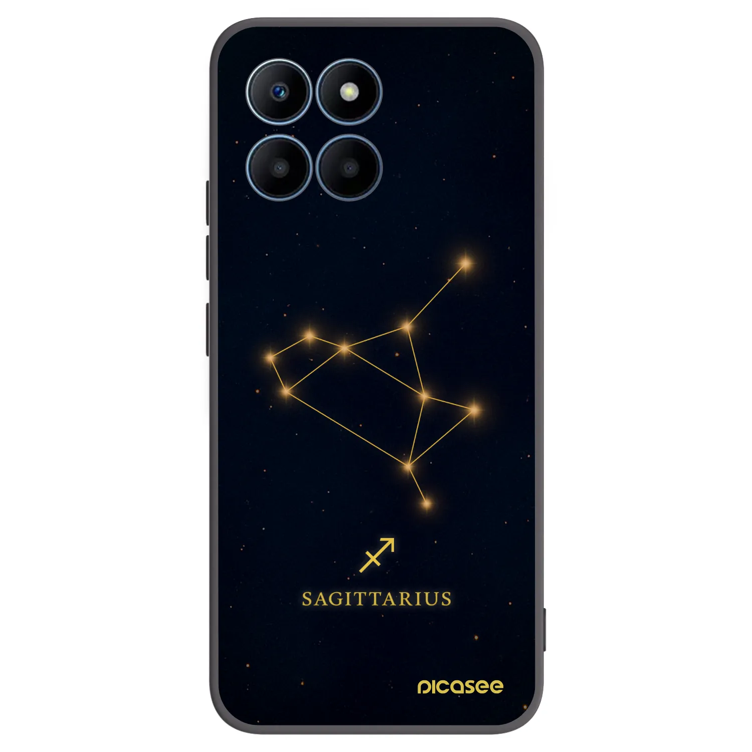 Picasee silikónový čierny obal pre Honor 70 Lite - SAGITTARIUS