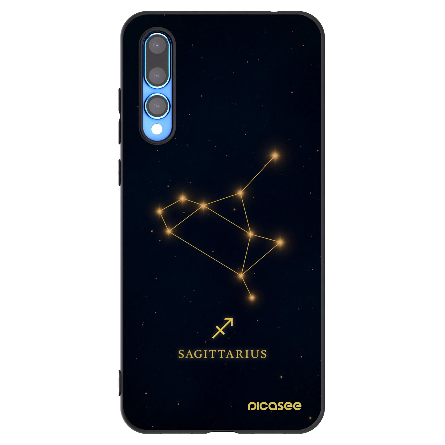 Picasee silikónový čierny obal pre Huawei P20 Pro - SAGITTARIUS