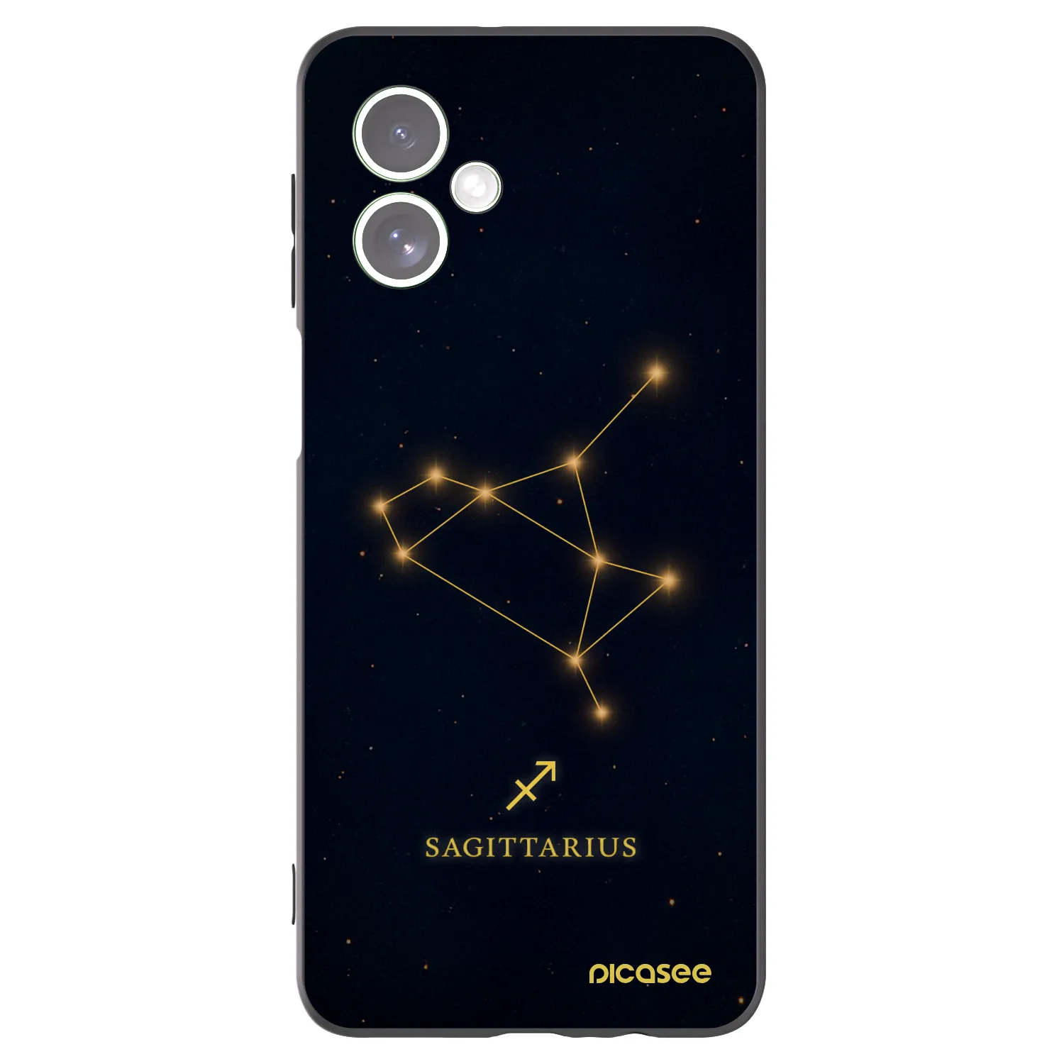 Silikónový čierny obal pre Motorola Moto G54 5G - SAGITTARIUS