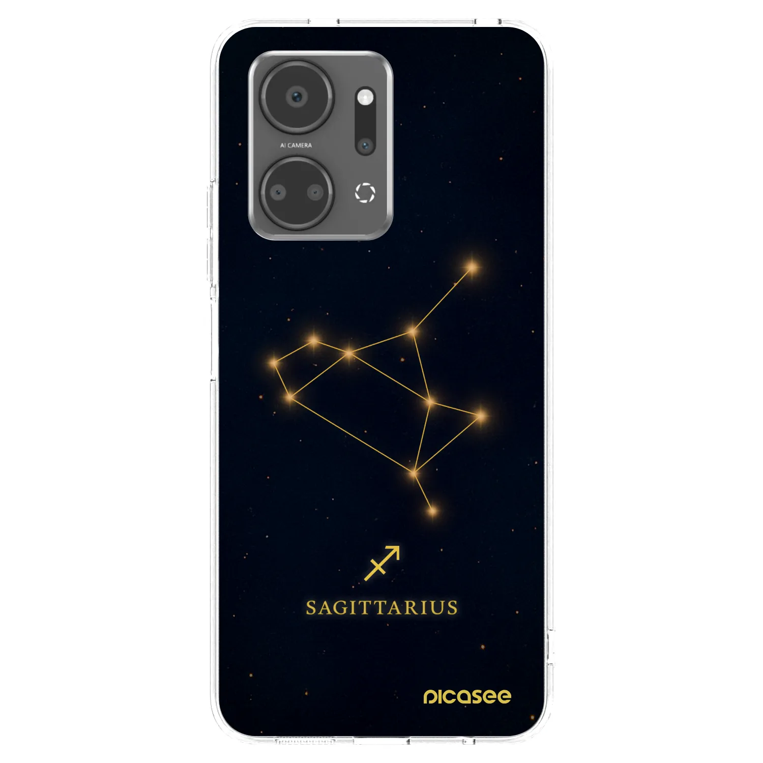 Picasee silikónový prehľadný obal pre Honor X7a - SAGITTARIUS
