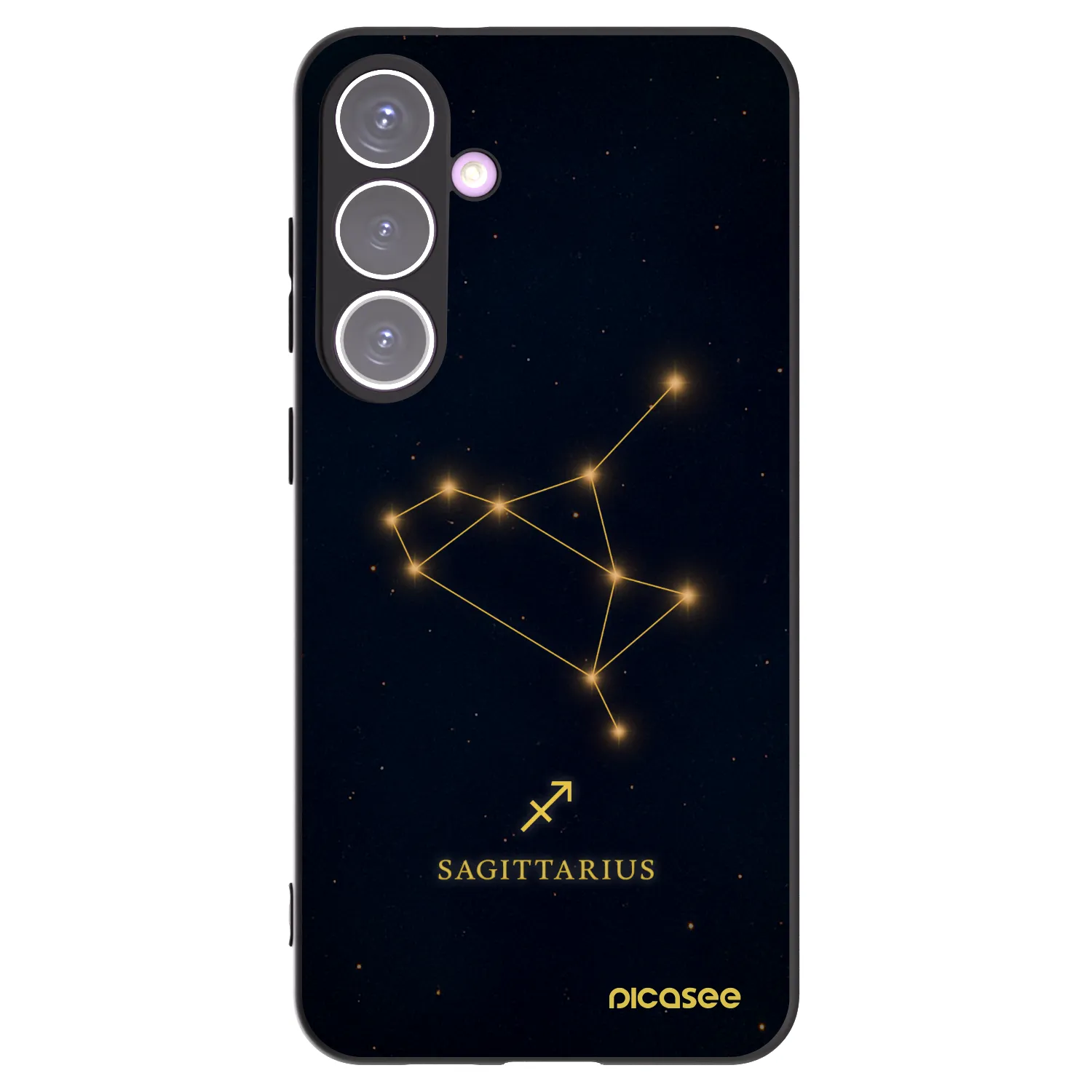 Picasee silikónový čierny obal pre Samsung Galaxy S24+ S926B 5G - SAGITTARIUS