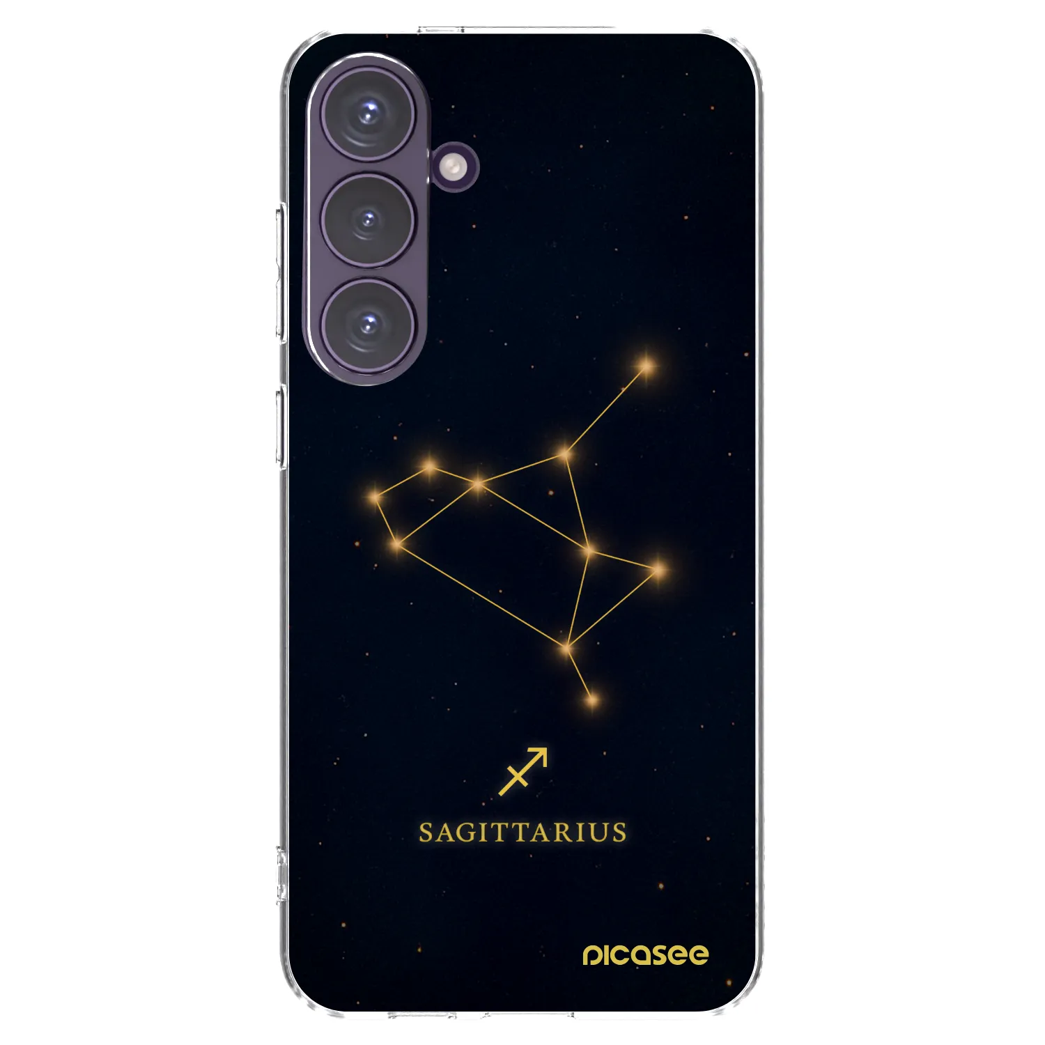 Picasee silikónový prehľadný obal pre Samsung Galaxy S24+ S926B 5G - SAGITTARIUS