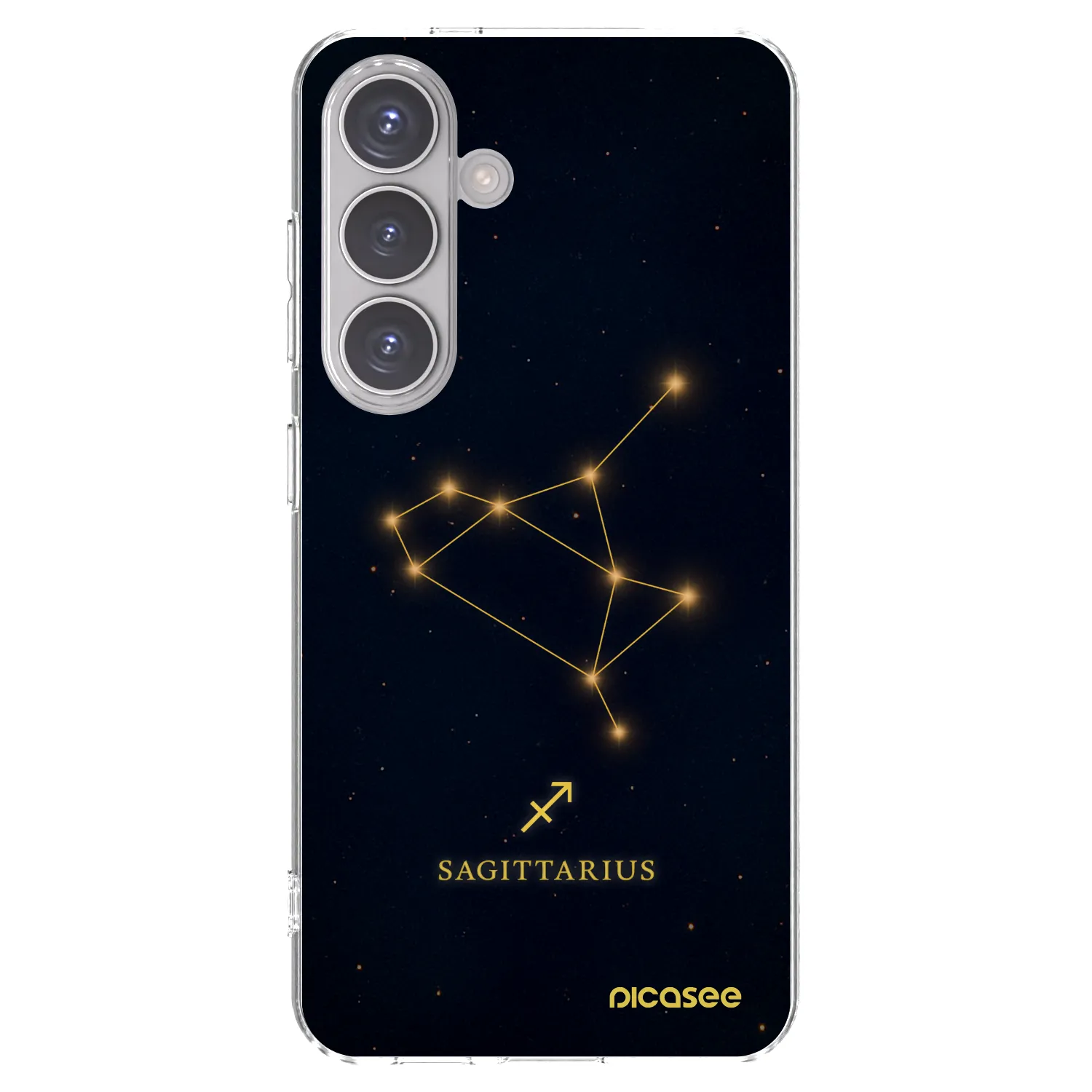 Picasee silikónový prehľadný obal pre Samsung Galaxy S24 S921B 5G - SAGITTARIUS