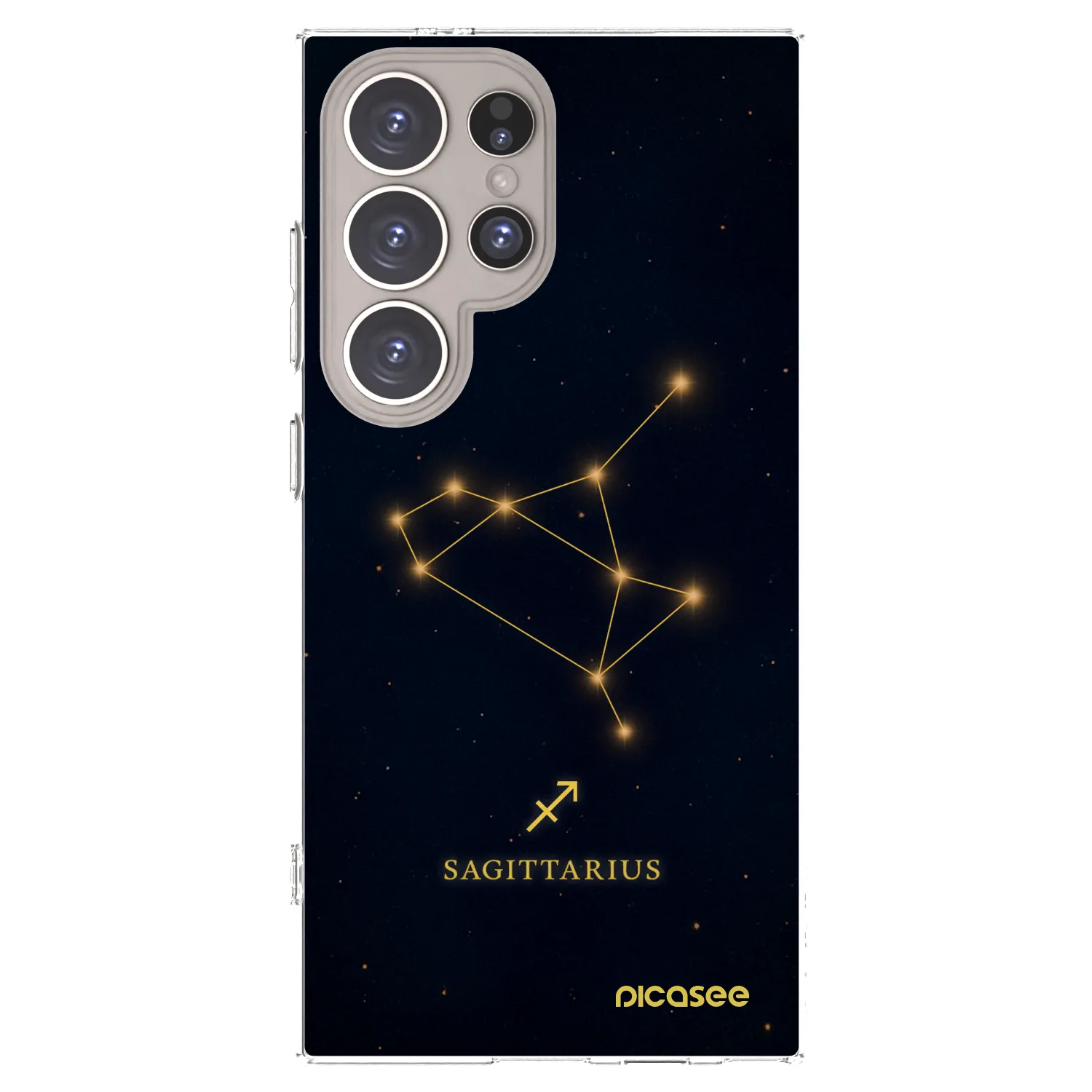 Picasee silikónový prehľadný obal pre Samsung Galaxy S24 Ultra S928B 5G - SAGITTARIUS