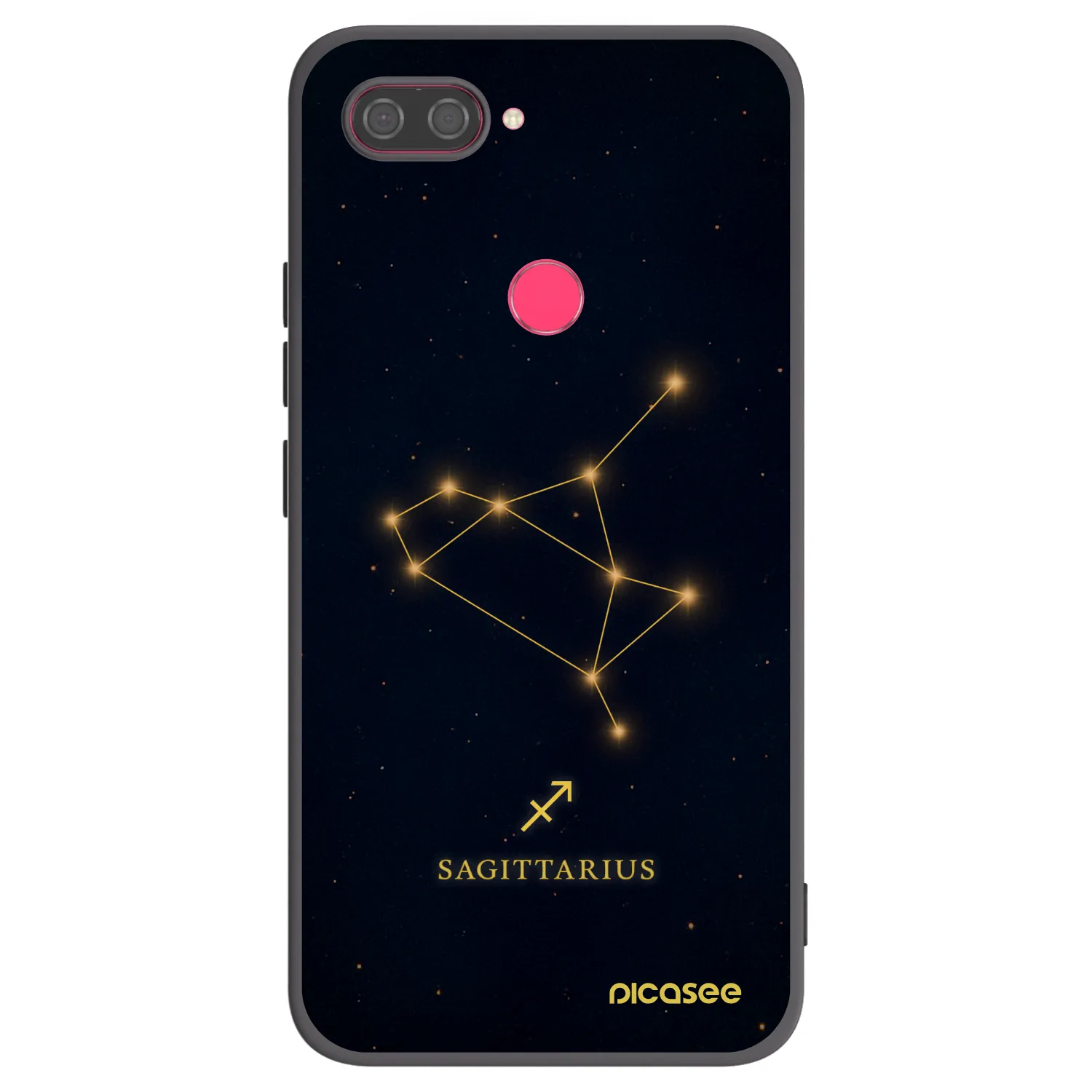 Picasee silikónový čierny obal pre Xiaomi Mi 8 Lite - SAGITTARIUS