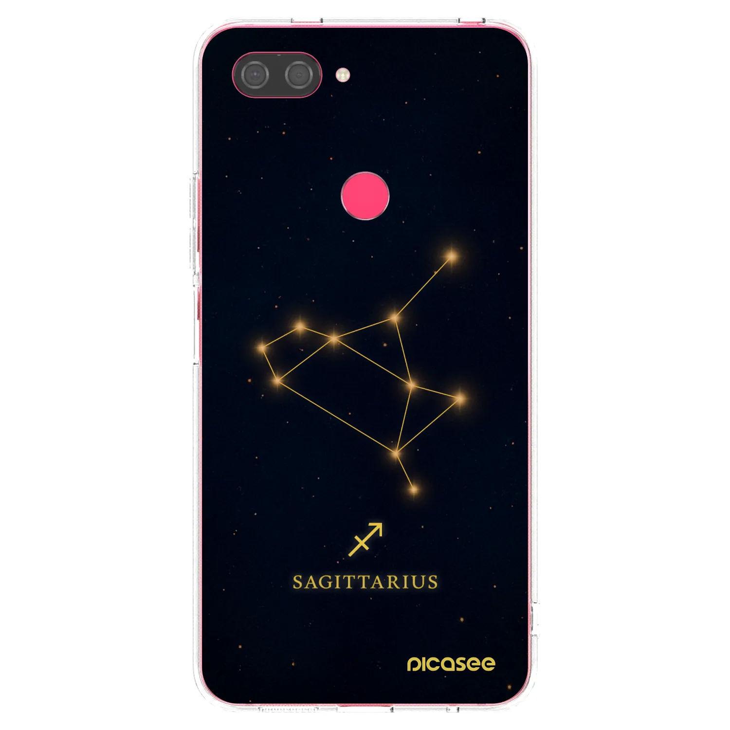 Picasee silikónový prehľadný obal pre Xiaomi Mi 8 Lite - SAGITTARIUS