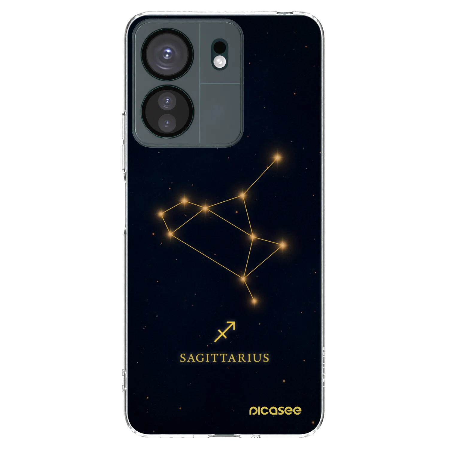 Picasee silikónový prehľadný obal pre Xiaomi Redmi 13C 4G - SAGITTARIUS