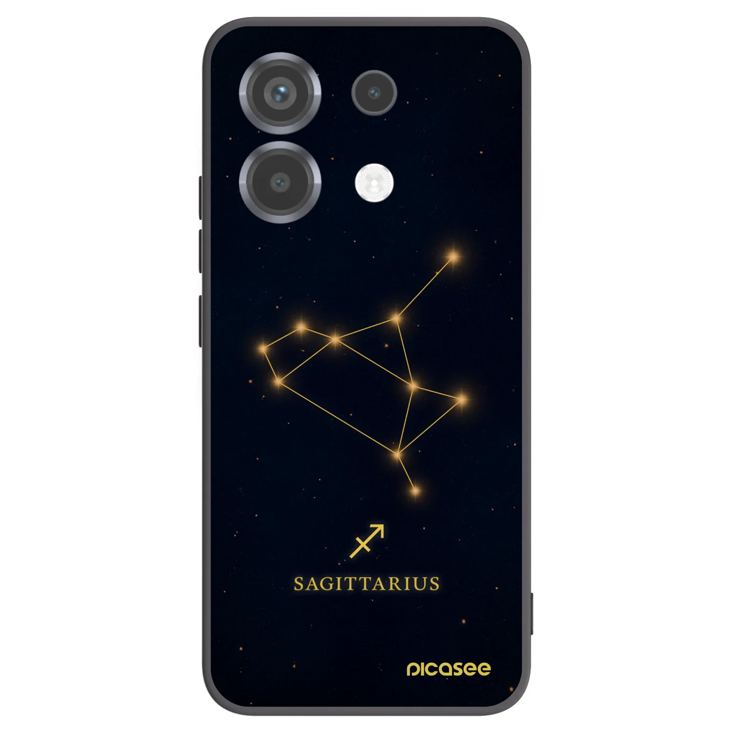 Picasee silikónový čierny obal pre Xiaomi Poco X6 - SAGITTARIUS