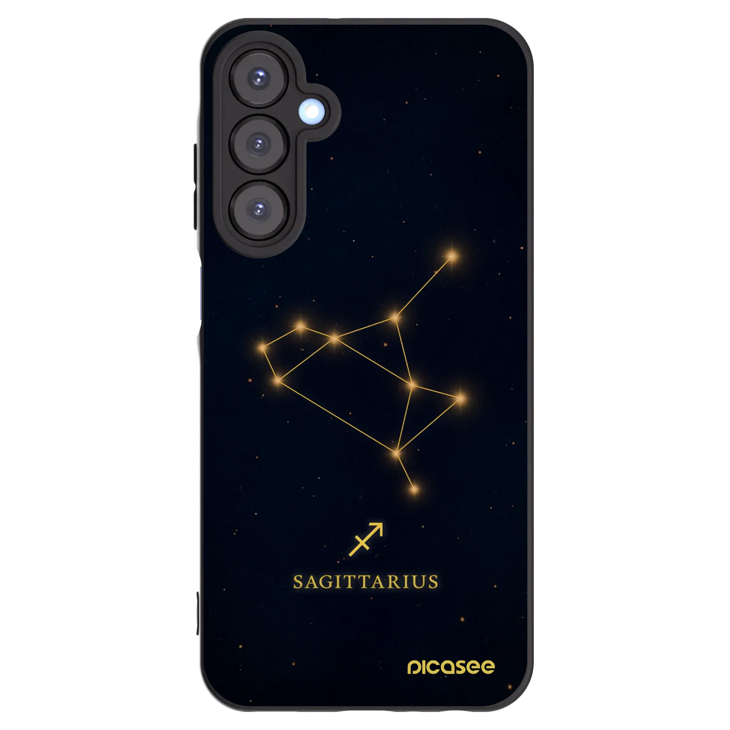 Picasee silikónový čierny obal pre Samsung Galaxy A25 A256B 5G - SAGITTARIUS