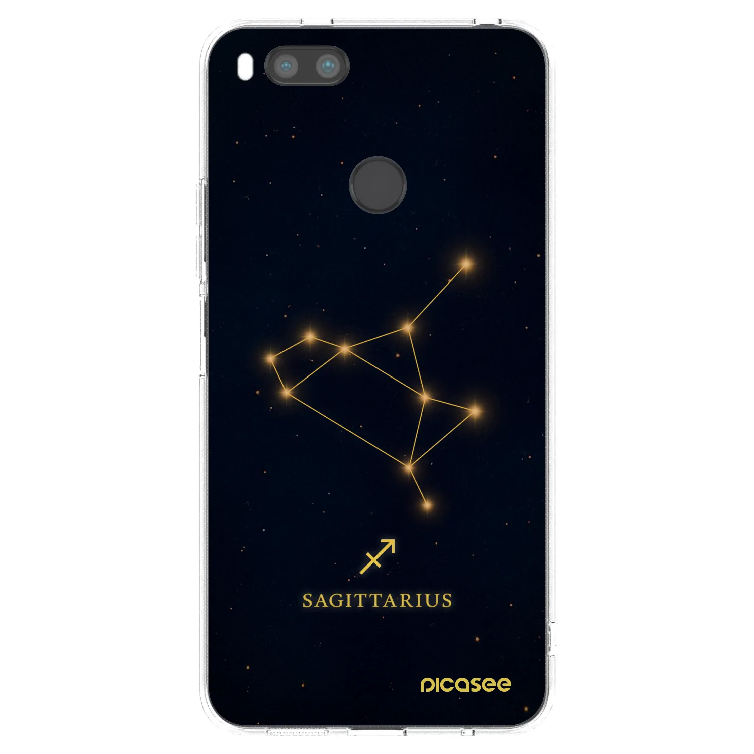 Picasee silikónový prehľadný obal pre Xiaomi Redmi Note 11S 5G - SAGITTARIUS