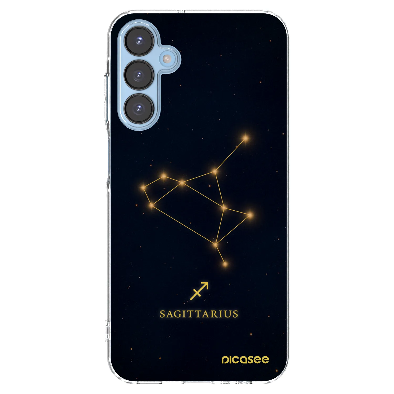 Picasee silikónový prehľadný obal pre Samsung Galaxy A15 A156B 5G - SAGITTARIUS