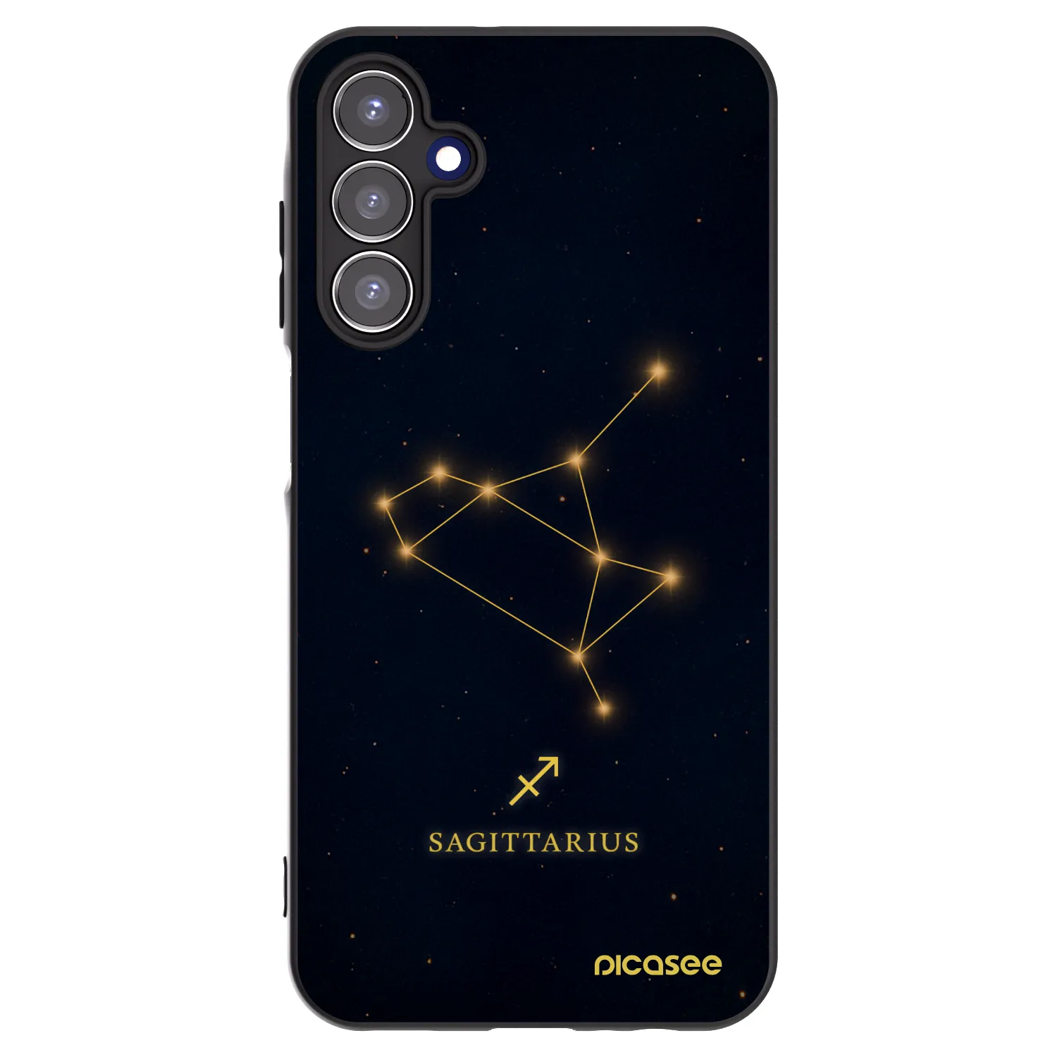 Picasee silikónový čierny obal pre Samsung Galaxy A15 A155F 4G - SAGITTARIUS