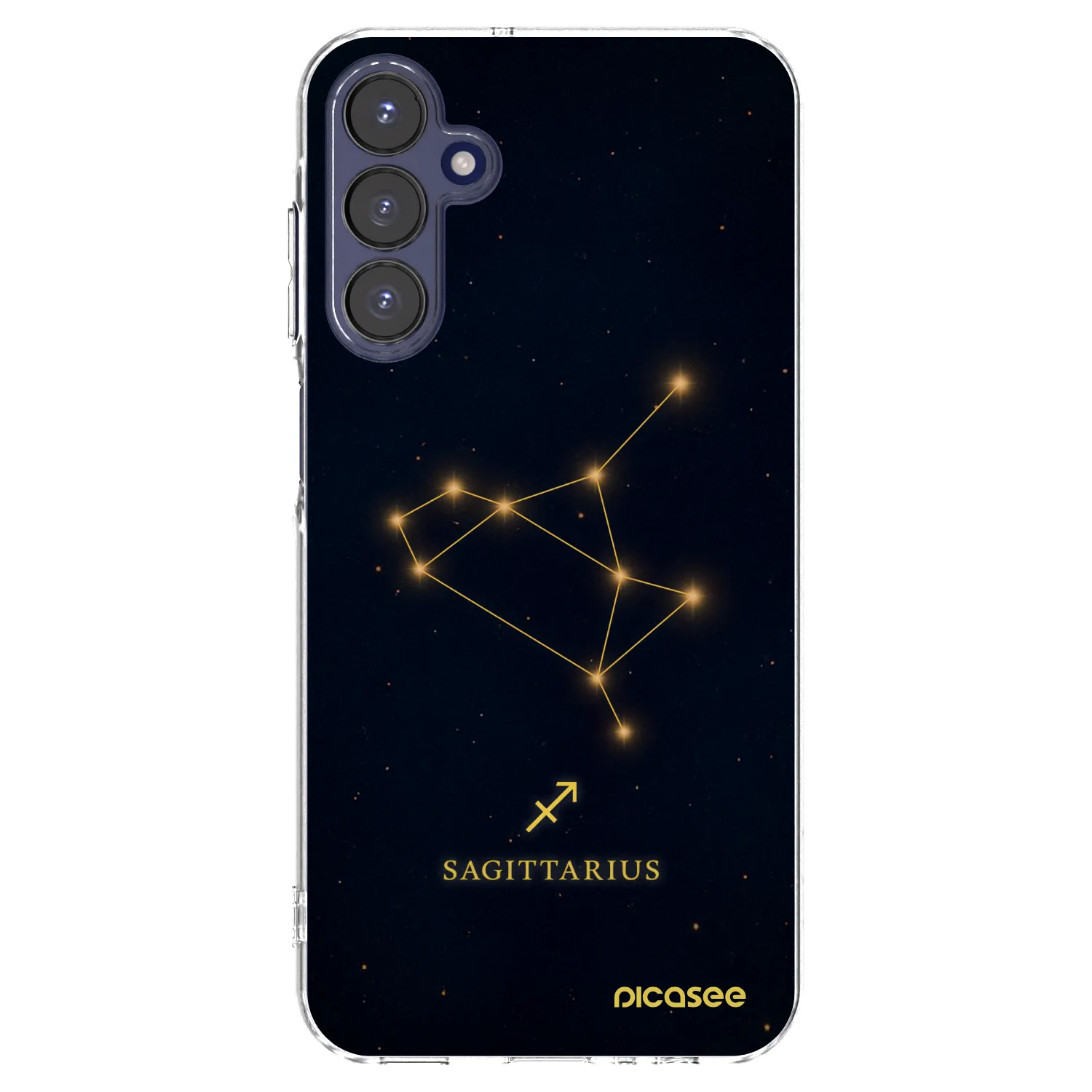 Picasee silikónový prehľadný obal pre Samsung Galaxy A15 A155F 4G - SAGITTARIUS